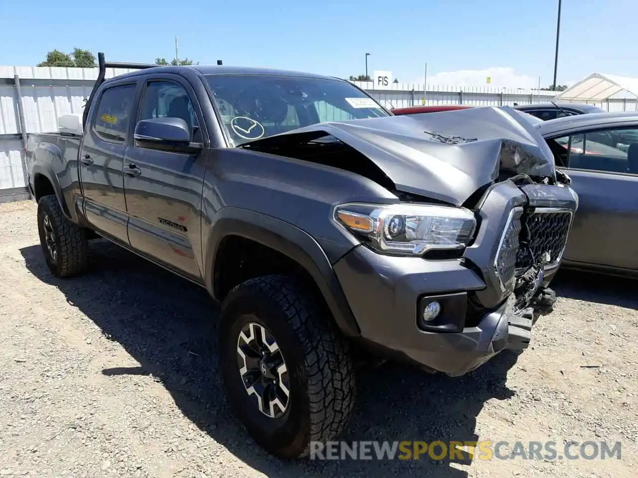 1 Photograph of a damaged car 3TMDZ5BN1KM070958 TOYOTA TACOMA 2019