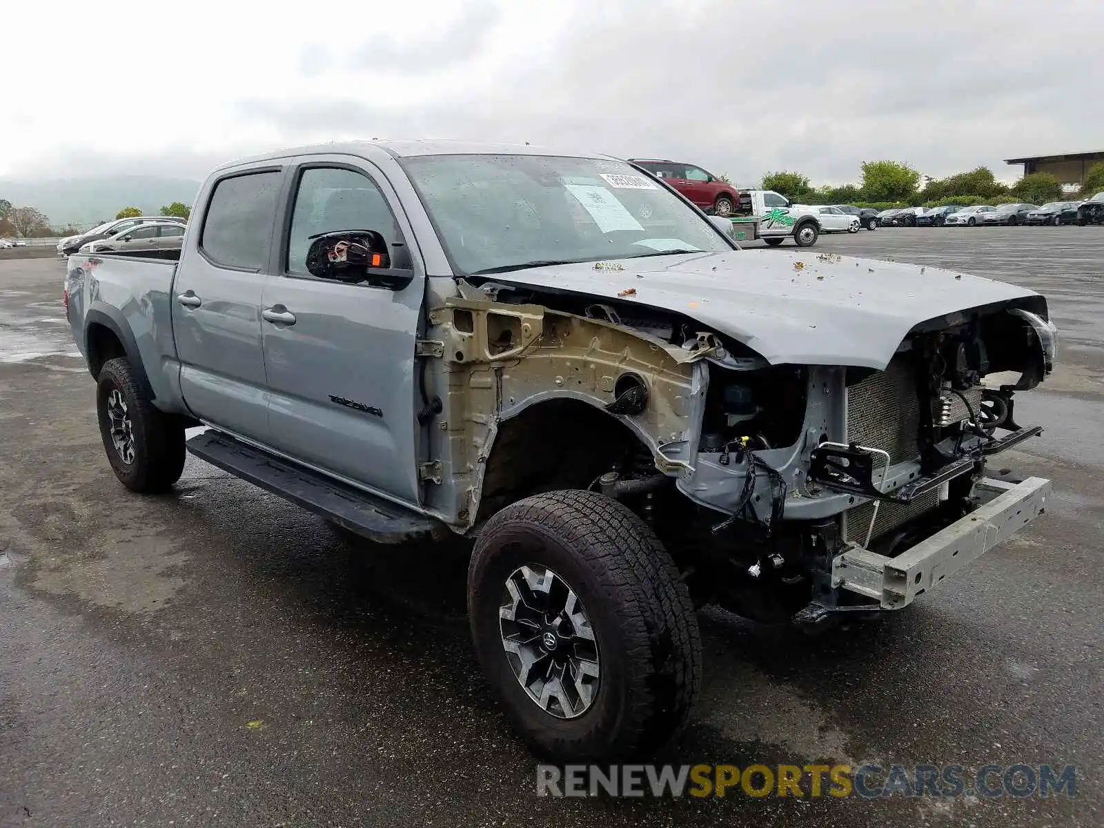 1 Photograph of a damaged car 3TMDZ5BN1KM072676 TOYOTA TACOMA 2019