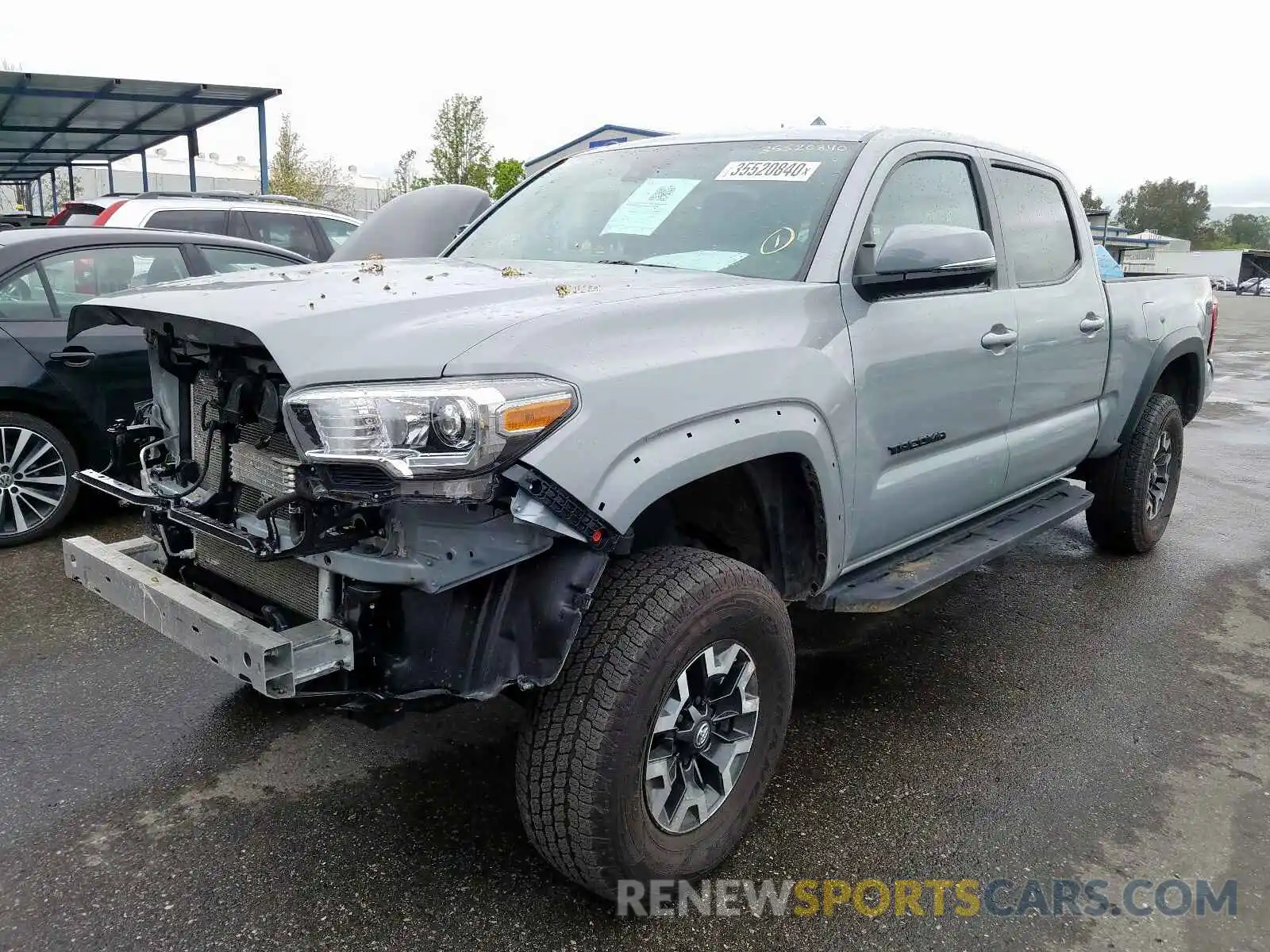 2 Photograph of a damaged car 3TMDZ5BN1KM072676 TOYOTA TACOMA 2019