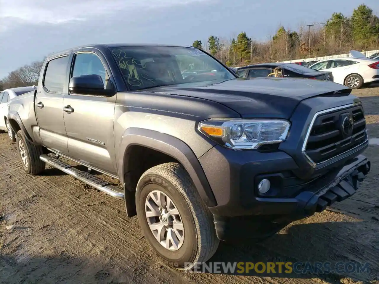 1 Photograph of a damaged car 3TMDZ5BN1KM075674 TOYOTA TACOMA 2019