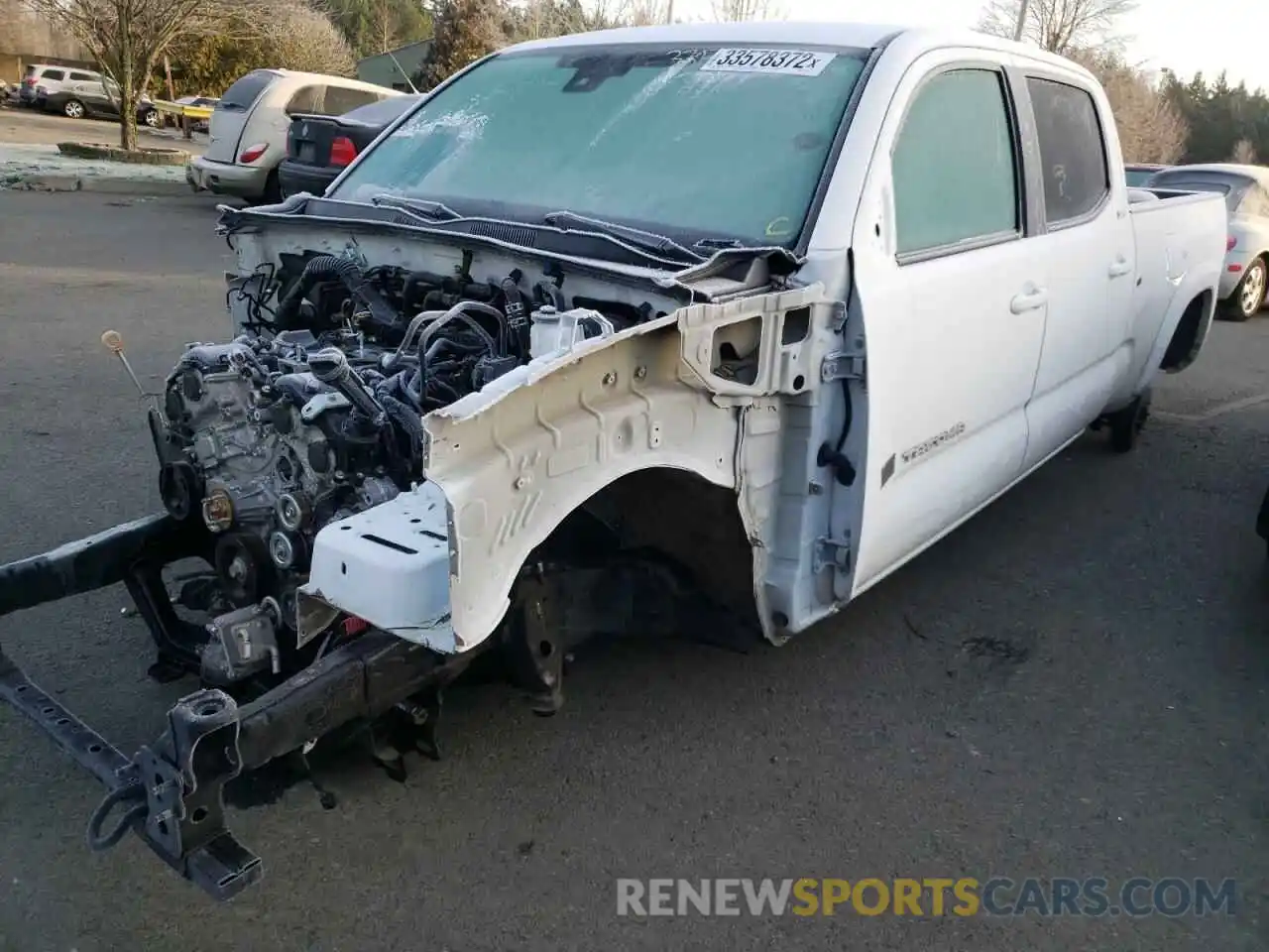 2 Photograph of a damaged car 3TMDZ5BN1KM077330 TOYOTA TACOMA 2019