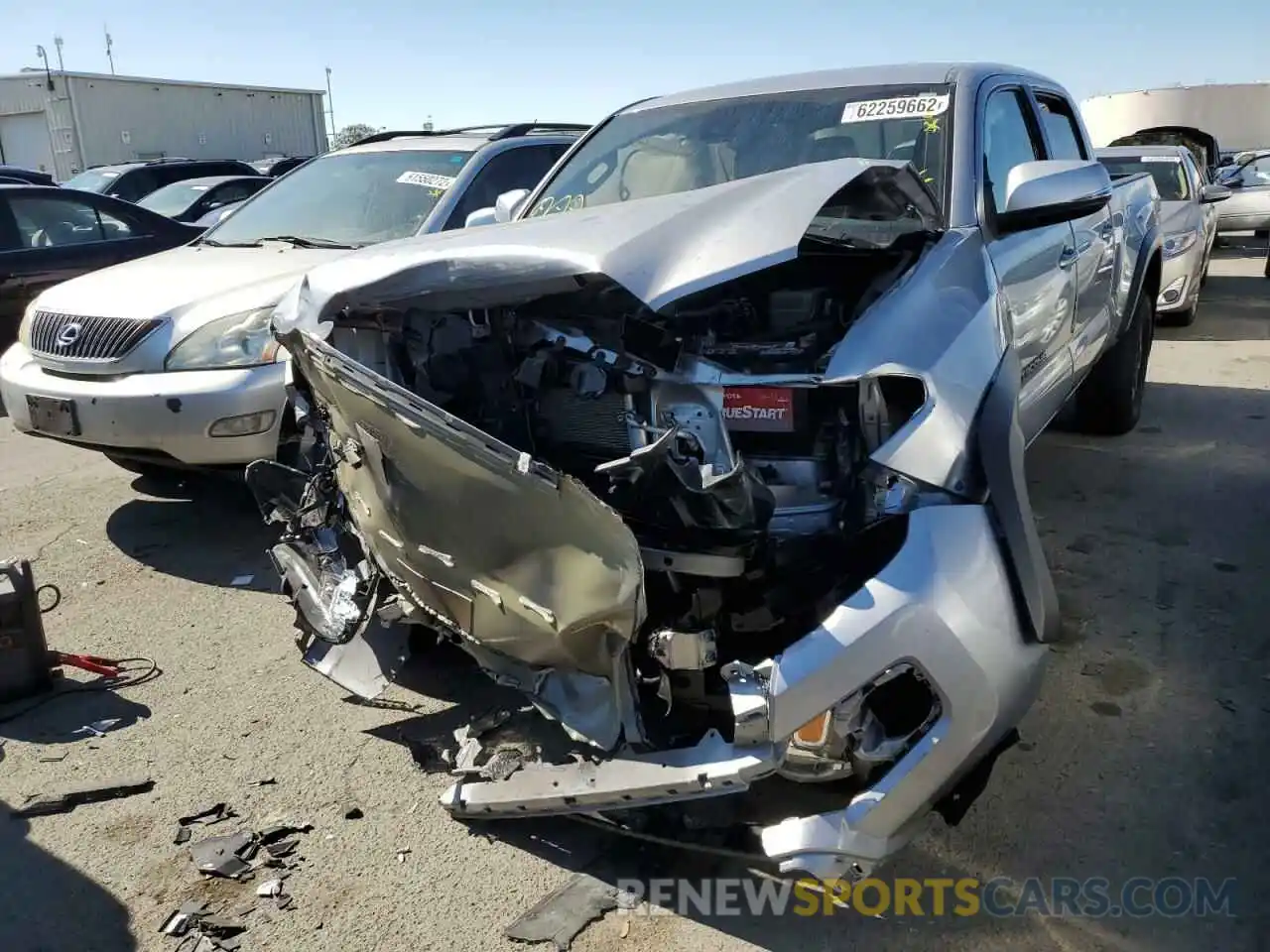 2 Photograph of a damaged car 3TMDZ5BN2KM055191 TOYOTA TACOMA 2019