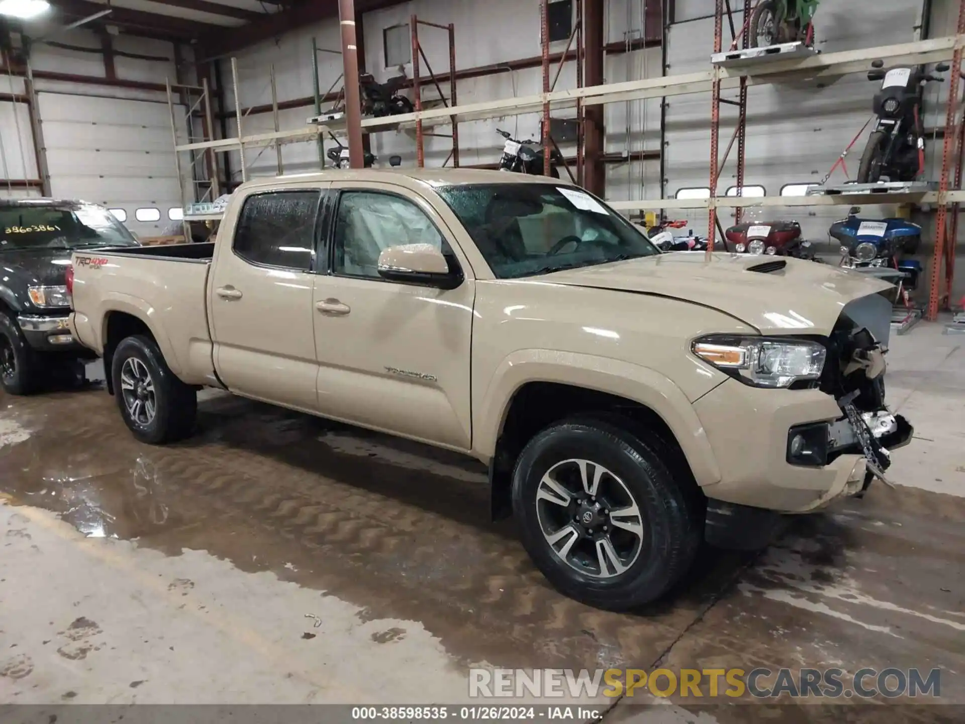 1 Photograph of a damaged car 3TMDZ5BN2KM057264 TOYOTA TACOMA 2019