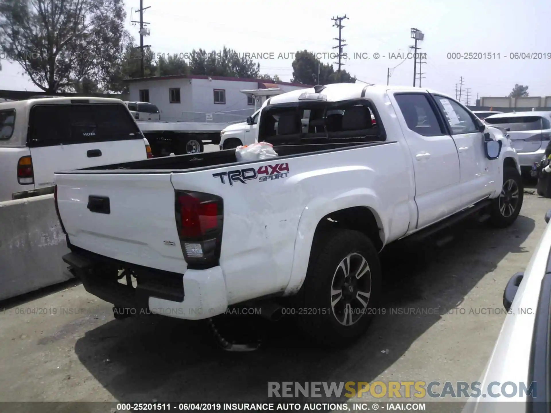 4 Photograph of a damaged car 3TMDZ5BN2KM057328 TOYOTA TACOMA 2019