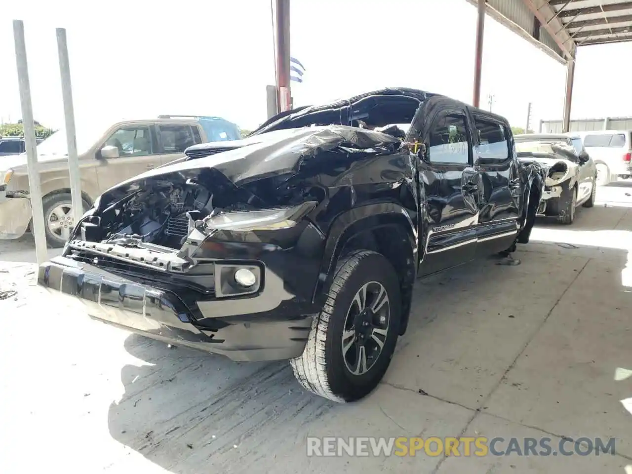 2 Photograph of a damaged car 3TMDZ5BN2KM058737 TOYOTA TACOMA 2019