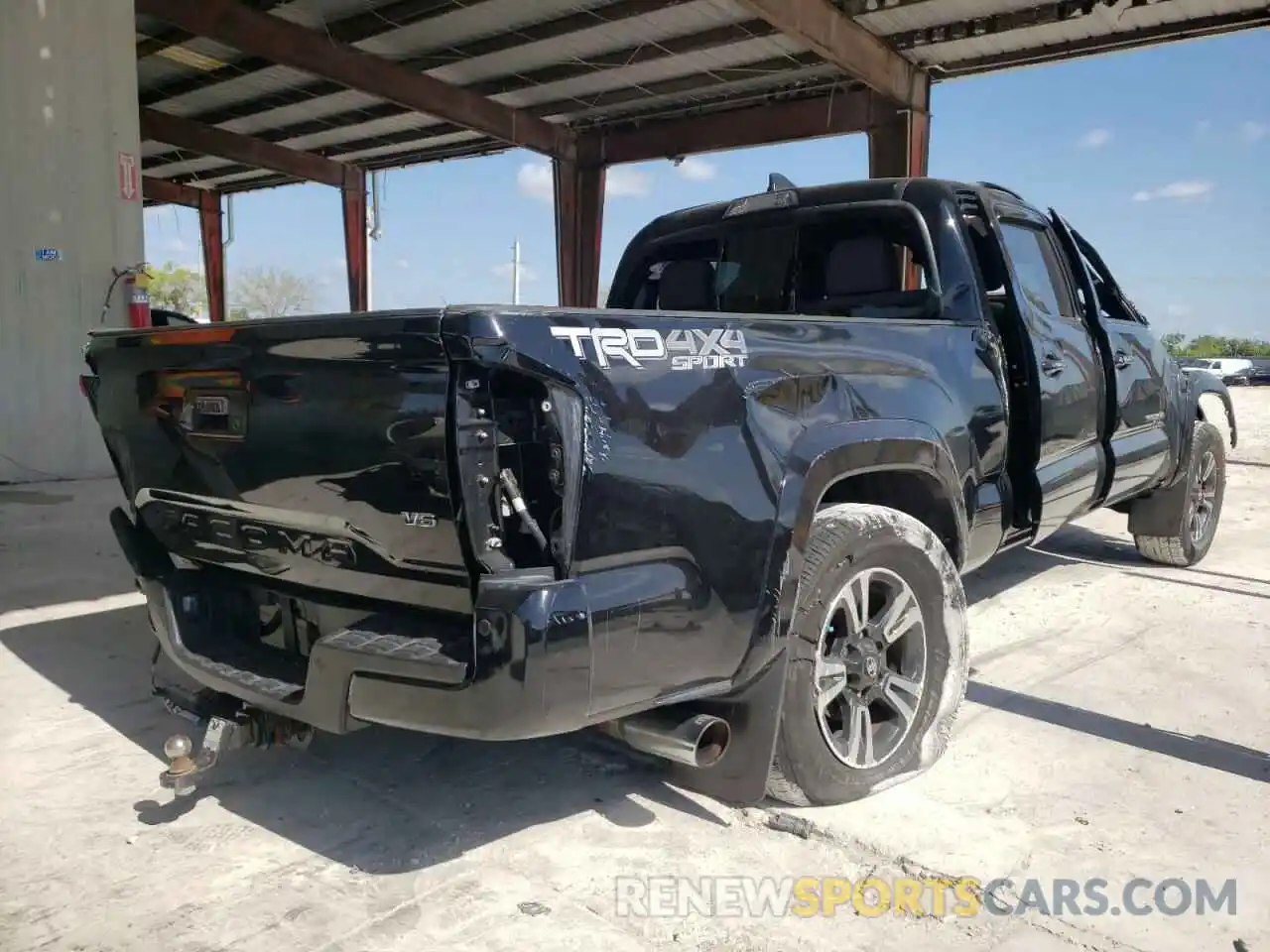 4 Photograph of a damaged car 3TMDZ5BN2KM058737 TOYOTA TACOMA 2019