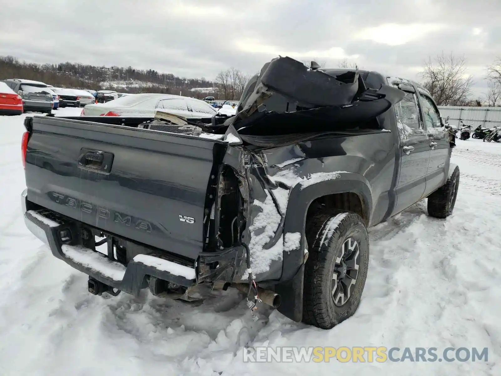 4 Photograph of a damaged car 3TMDZ5BN2KM059418 TOYOTA TACOMA 2019