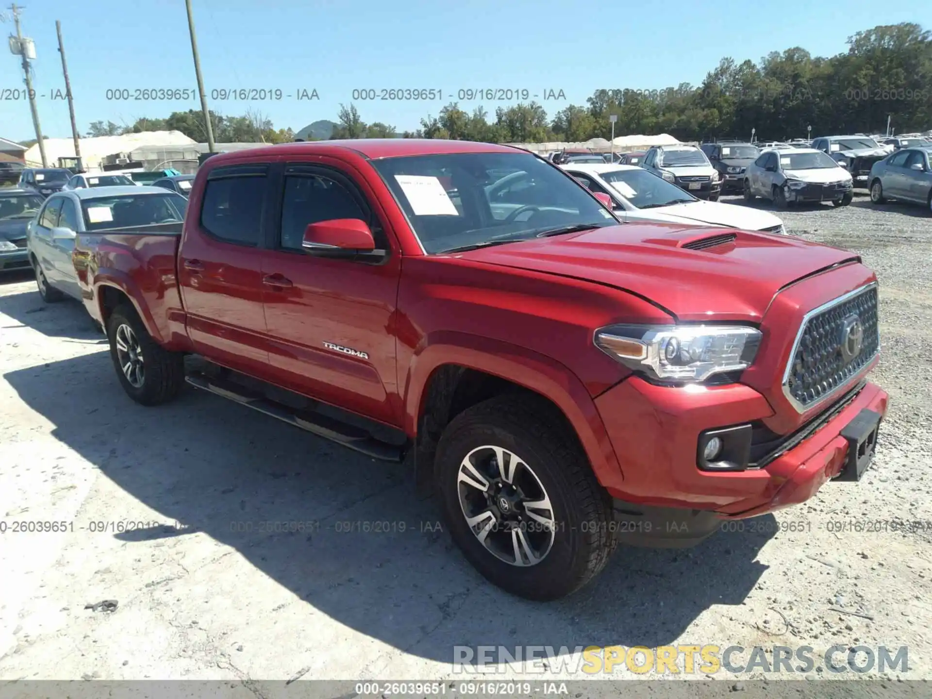 1 Photograph of a damaged car 3TMDZ5BN2KM059600 TOYOTA TACOMA 2019