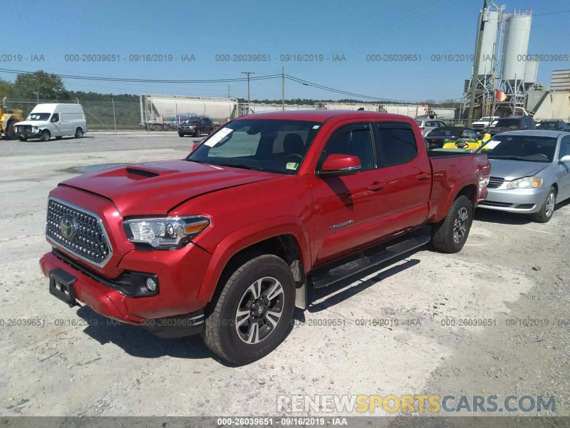 2 Photograph of a damaged car 3TMDZ5BN2KM059600 TOYOTA TACOMA 2019