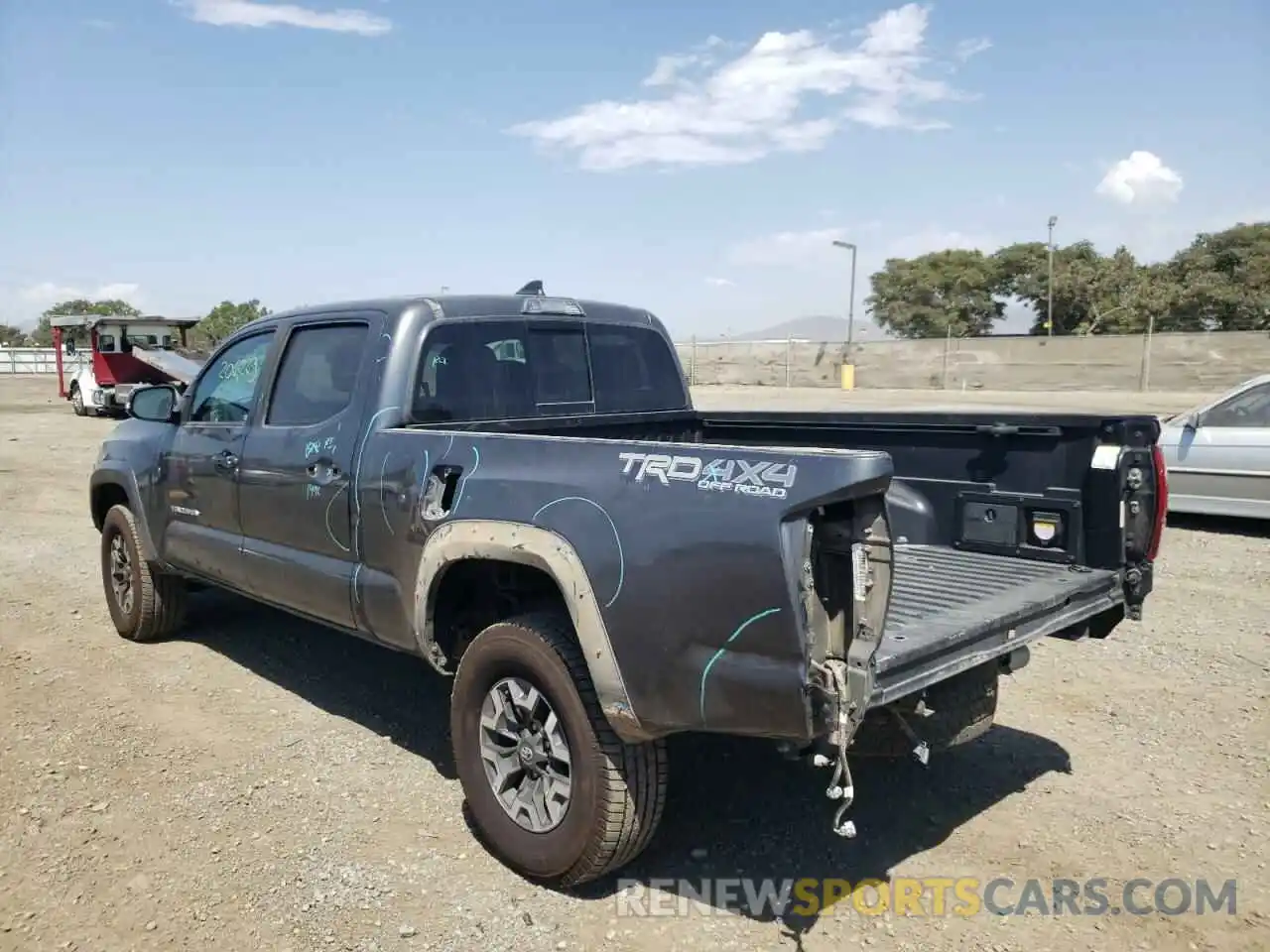 3 Photograph of a damaged car 3TMDZ5BN2KM061296 TOYOTA TACOMA 2019