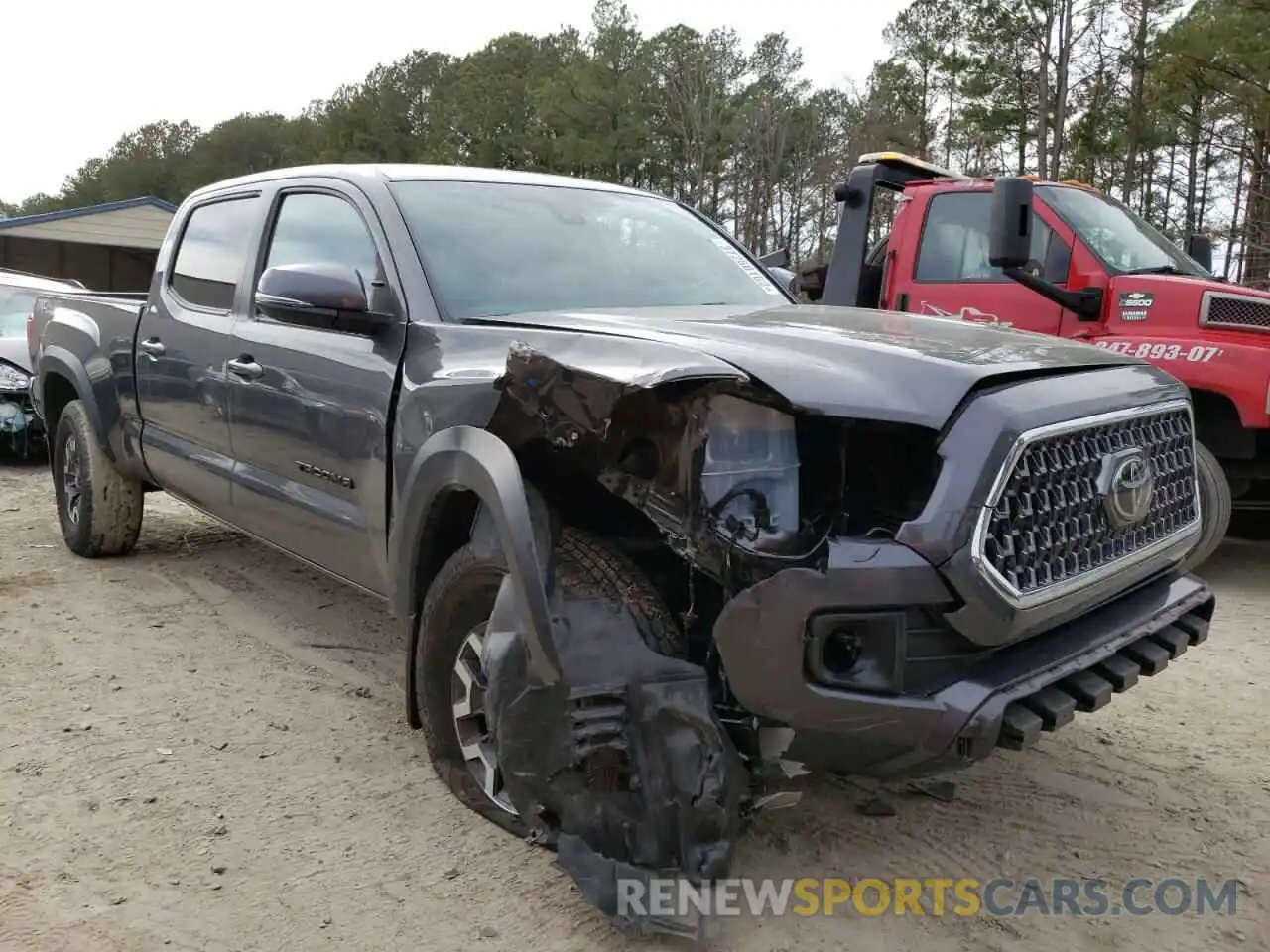 1 Photograph of a damaged car 3TMDZ5BN2KM065428 TOYOTA TACOMA 2019