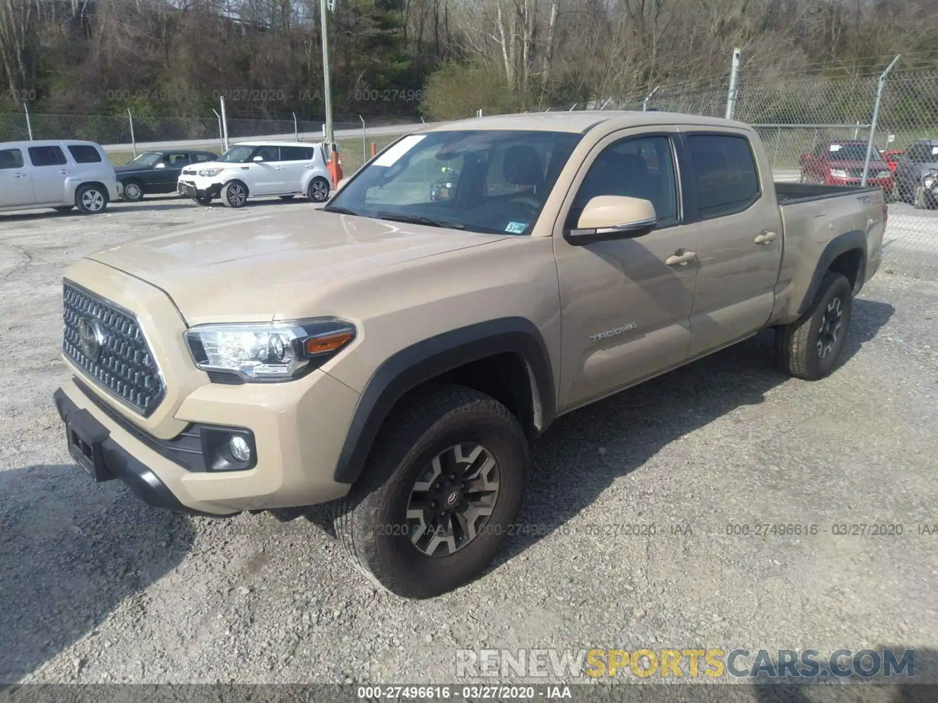 2 Photograph of a damaged car 3TMDZ5BN2KM065798 TOYOTA TACOMA 2019