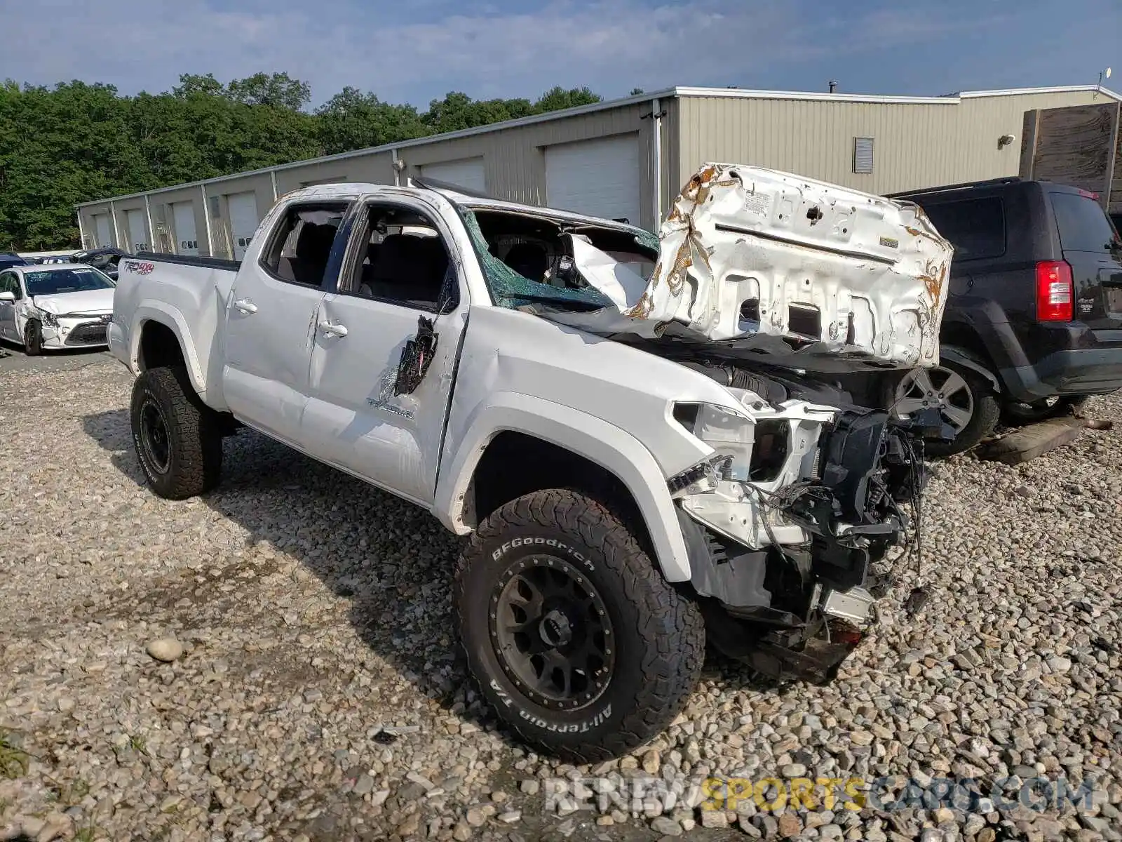 1 Photograph of a damaged car 3TMDZ5BN2KM065865 TOYOTA TACOMA 2019