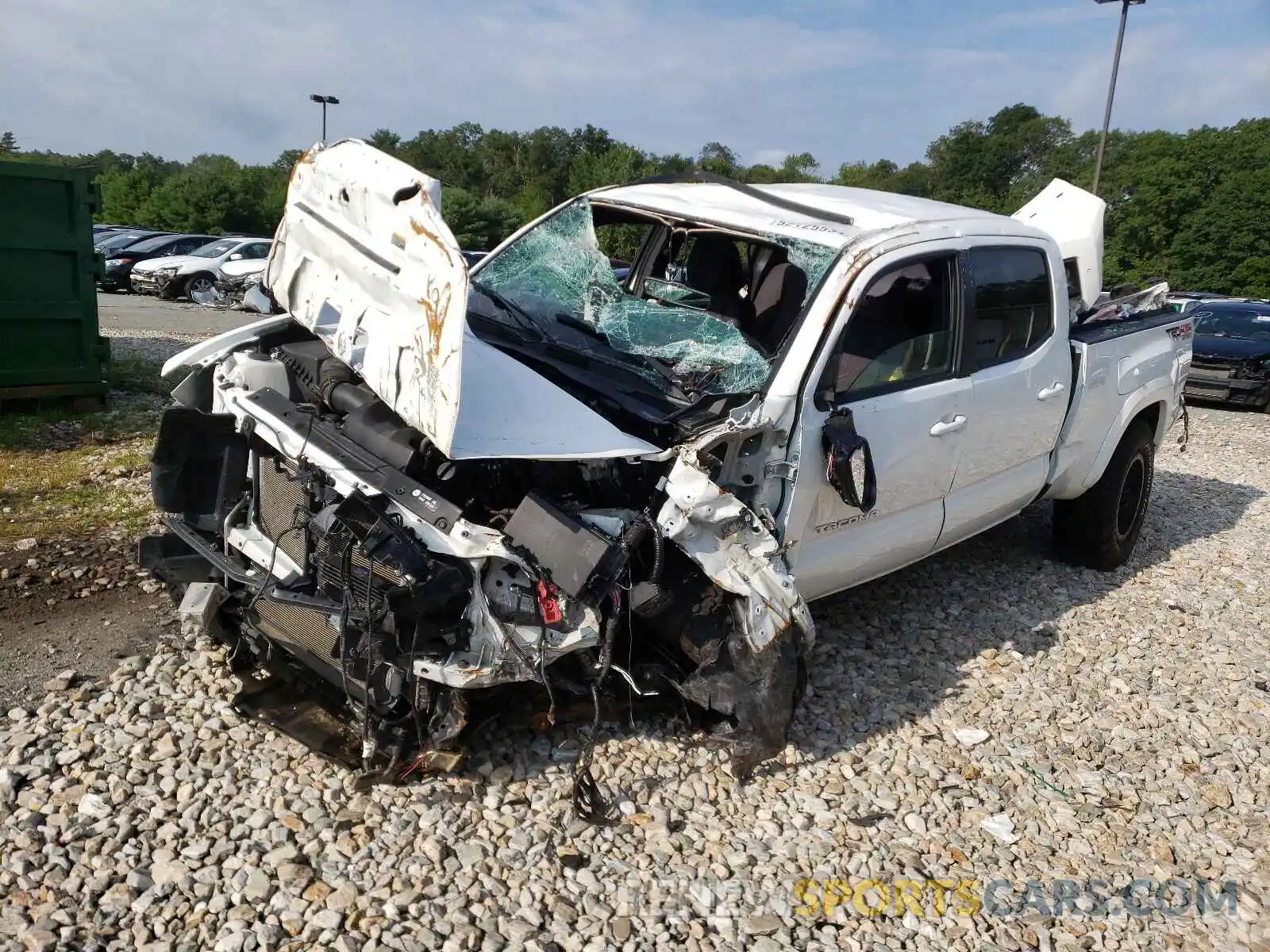 2 Photograph of a damaged car 3TMDZ5BN2KM065865 TOYOTA TACOMA 2019