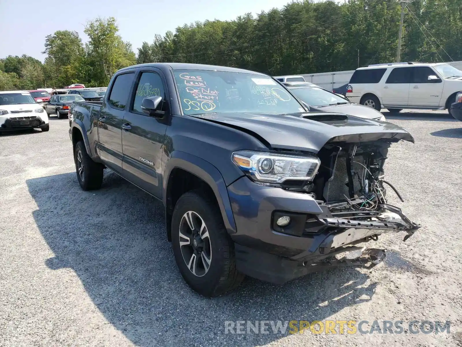 1 Photograph of a damaged car 3TMDZ5BN2KM066482 TOYOTA TACOMA 2019