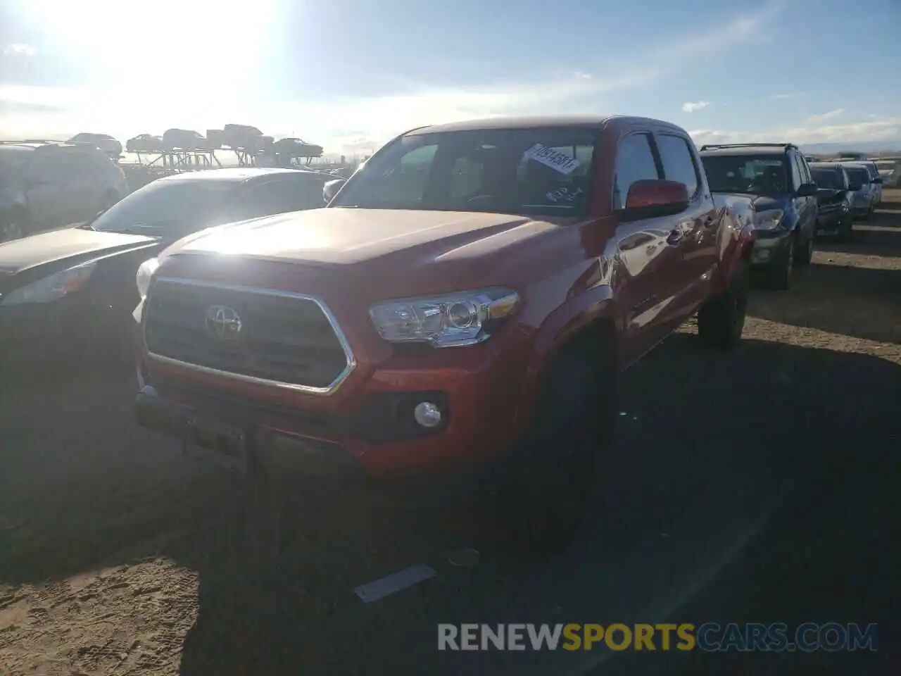 2 Photograph of a damaged car 3TMDZ5BN2KM067146 TOYOTA TACOMA 2019