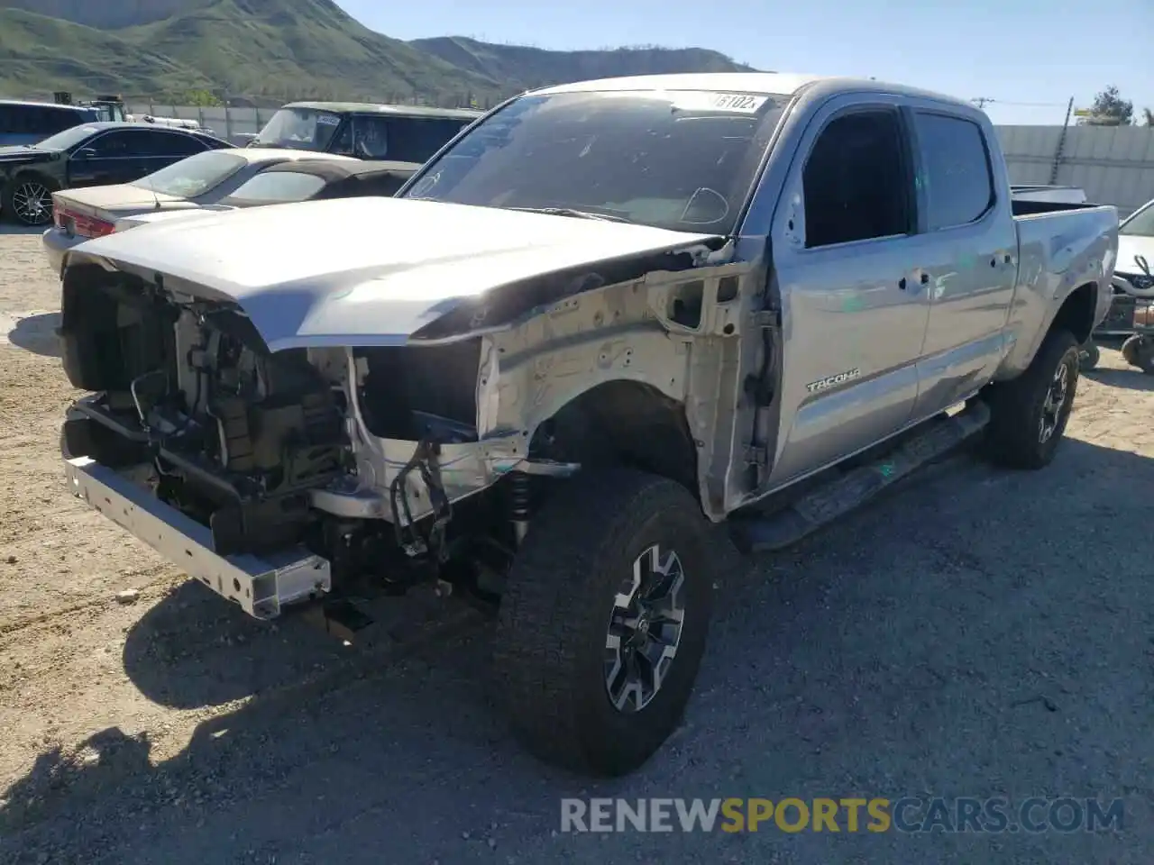 2 Photograph of a damaged car 3TMDZ5BN2KM067602 TOYOTA TACOMA 2019