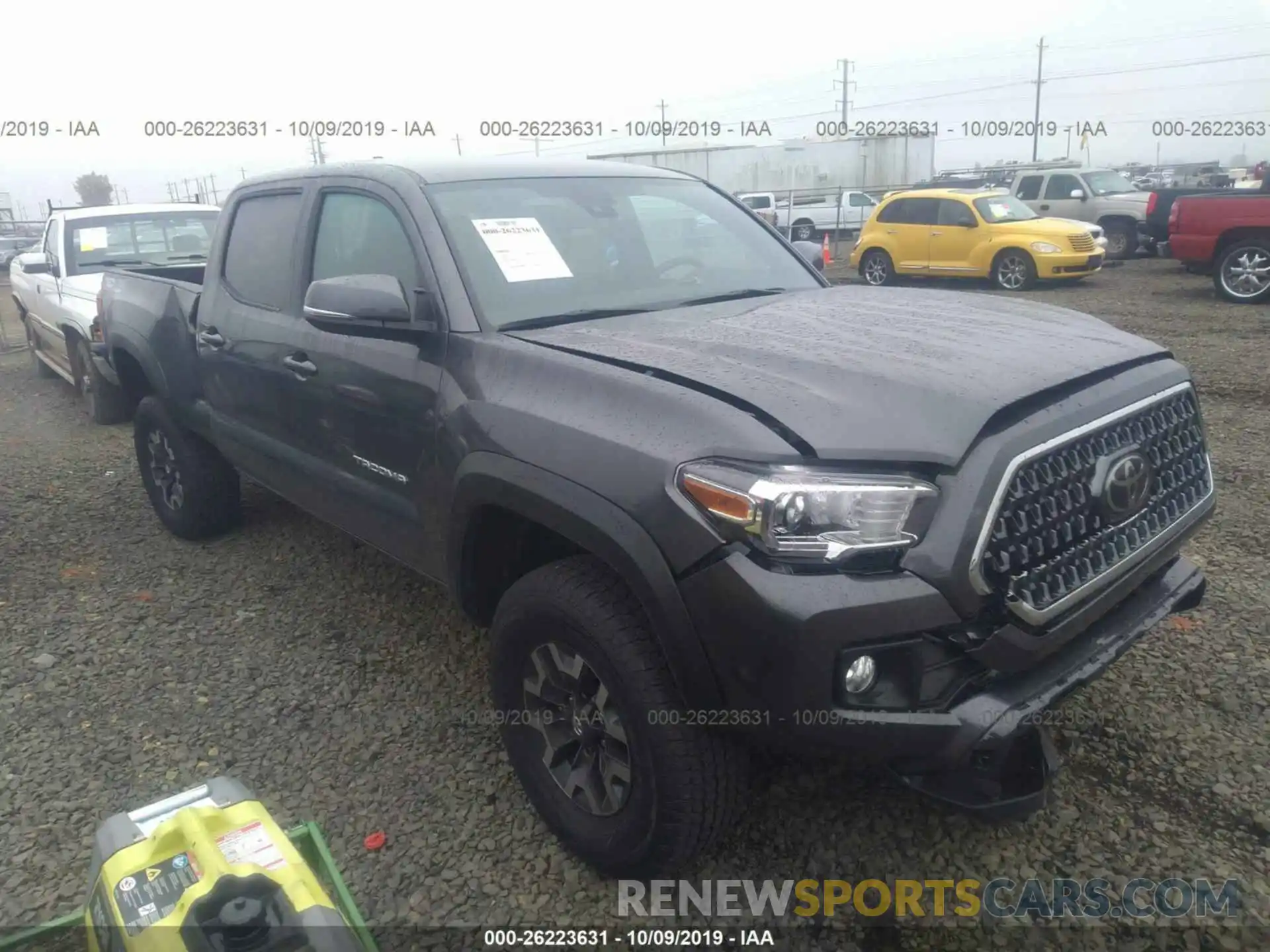 1 Photograph of a damaged car 3TMDZ5BN2KM075196 TOYOTA TACOMA 2019