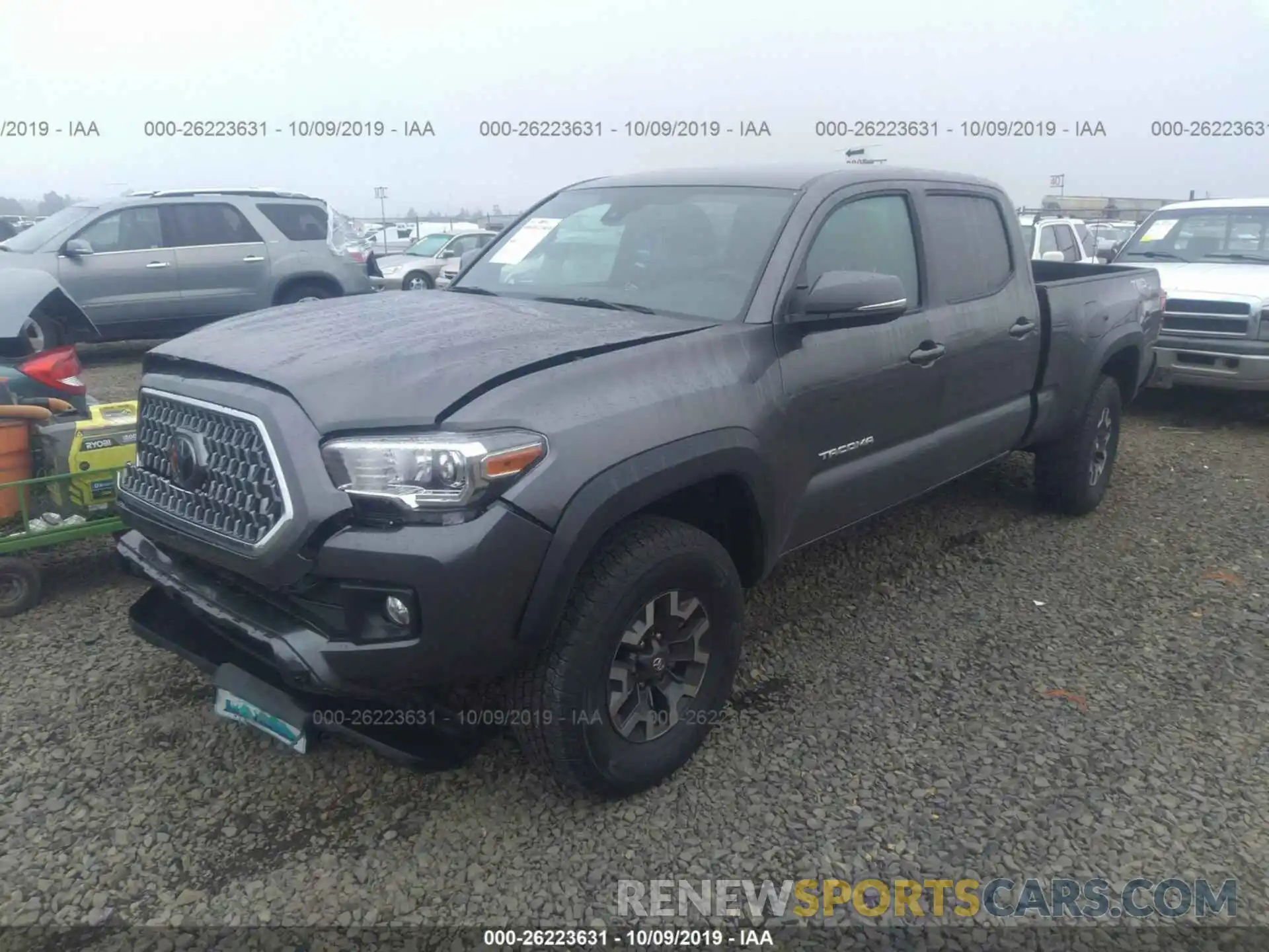 2 Photograph of a damaged car 3TMDZ5BN2KM075196 TOYOTA TACOMA 2019