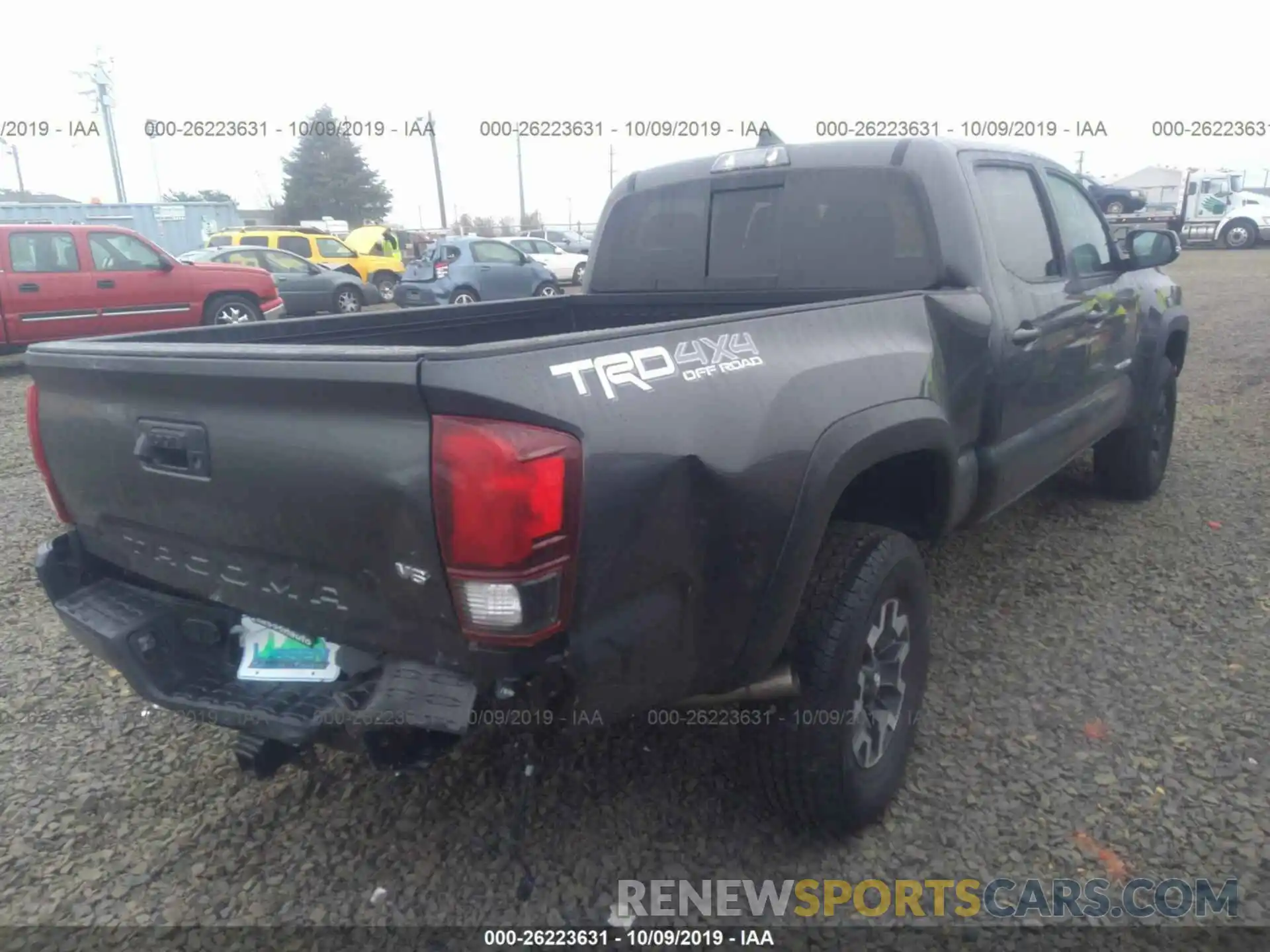 4 Photograph of a damaged car 3TMDZ5BN2KM075196 TOYOTA TACOMA 2019