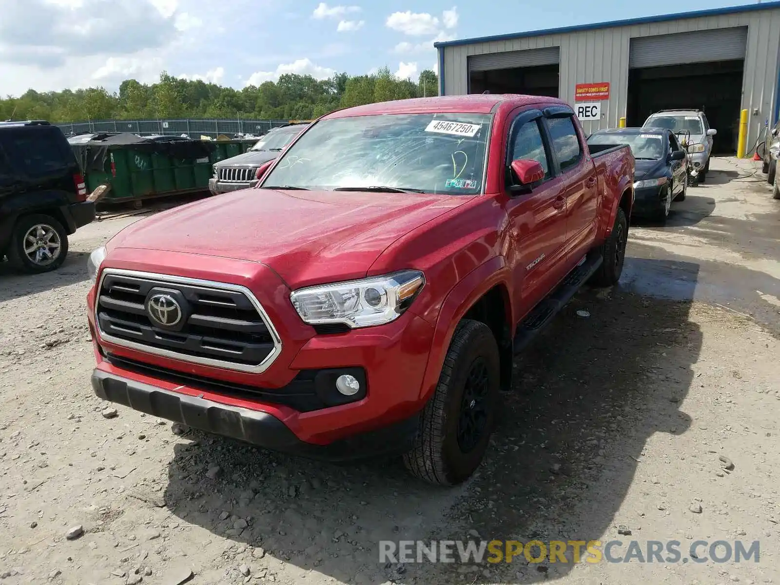 2 Photograph of a damaged car 3TMDZ5BN2KM076154 TOYOTA TACOMA 2019