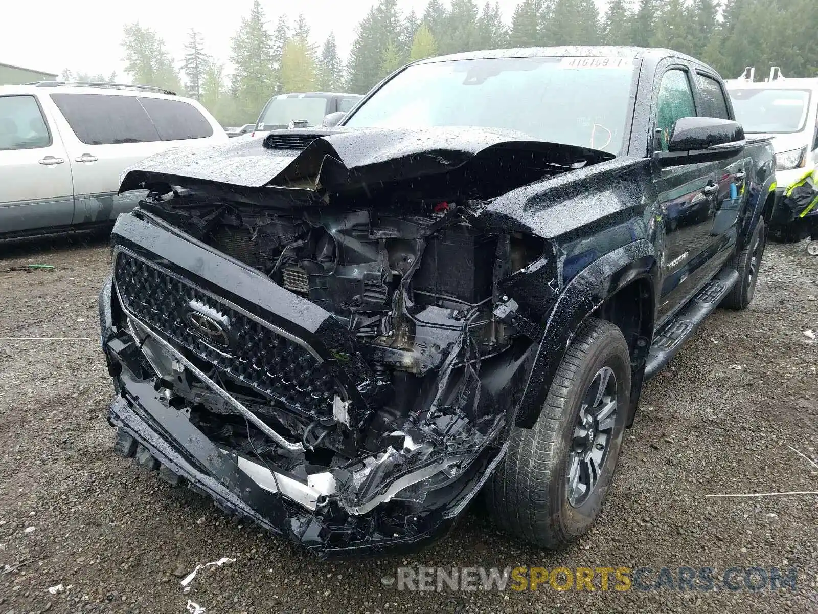 2 Photograph of a damaged car 3TMDZ5BN2KM076185 TOYOTA TACOMA 2019