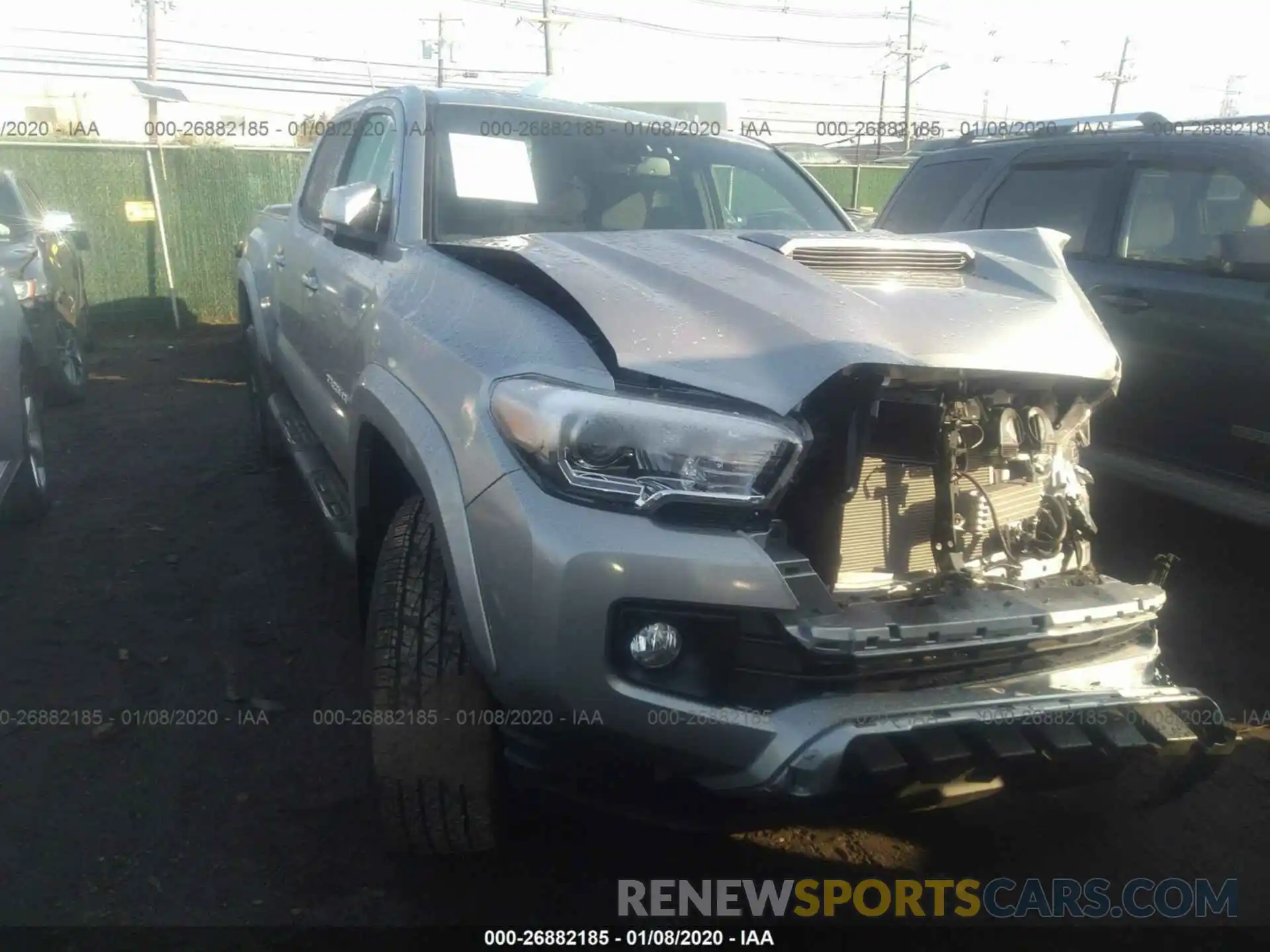 1 Photograph of a damaged car 3TMDZ5BN2KM076297 TOYOTA TACOMA 2019