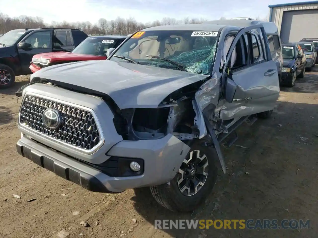 2 Photograph of a damaged car 3TMDZ5BN2KM079555 TOYOTA TACOMA 2019