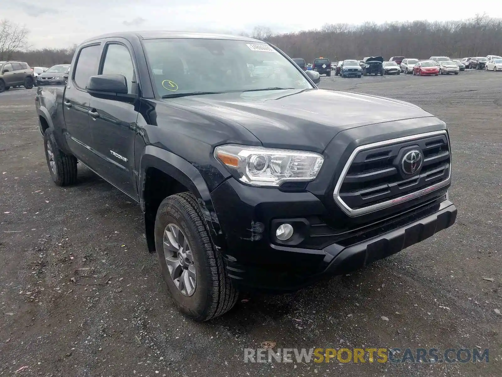 1 Photograph of a damaged car 3TMDZ5BN3KM055460 TOYOTA TACOMA 2019