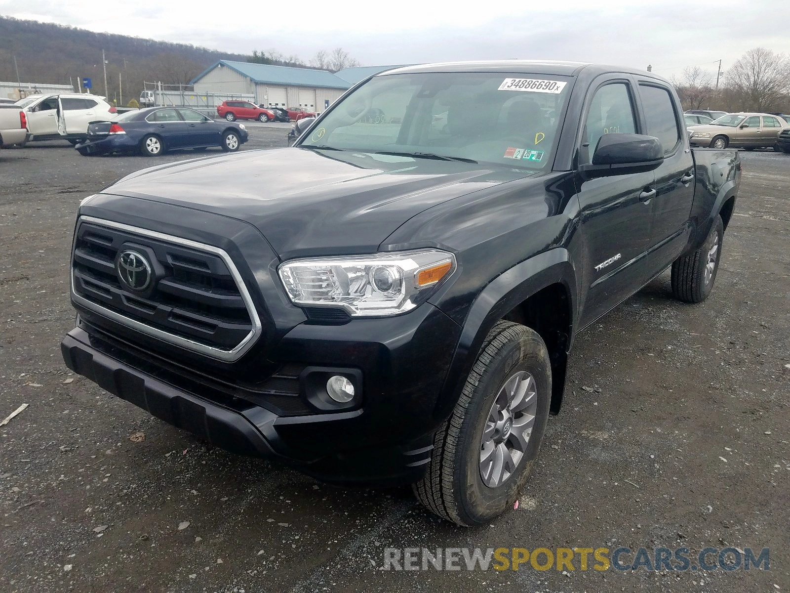 2 Photograph of a damaged car 3TMDZ5BN3KM055460 TOYOTA TACOMA 2019