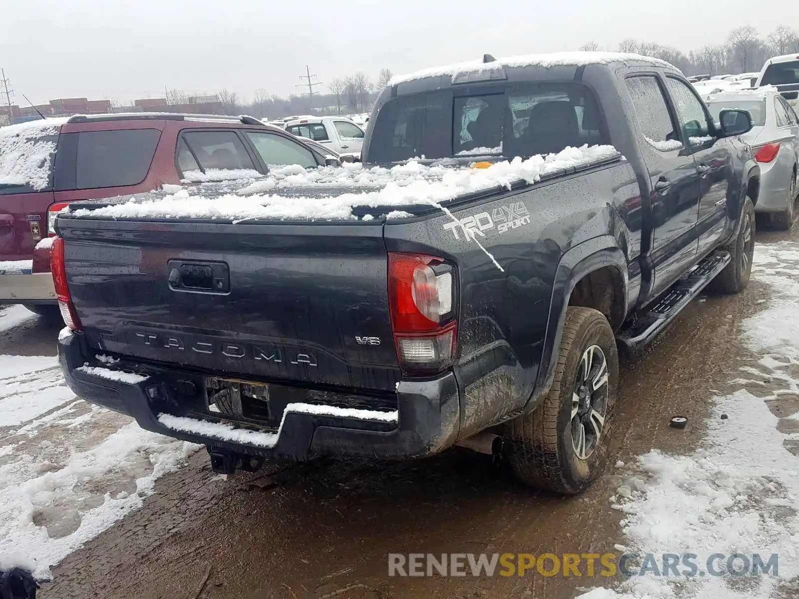 4 Photograph of a damaged car 3TMDZ5BN3KM055832 TOYOTA TACOMA 2019