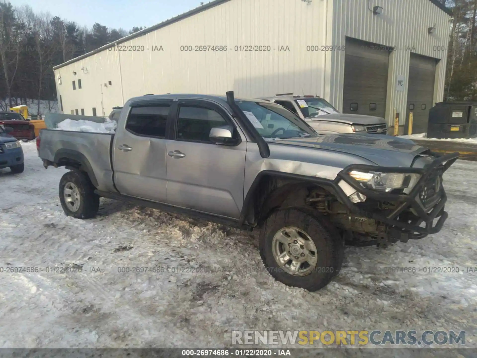 1 Photograph of a damaged car 3TMDZ5BN3KM056611 TOYOTA TACOMA 2019