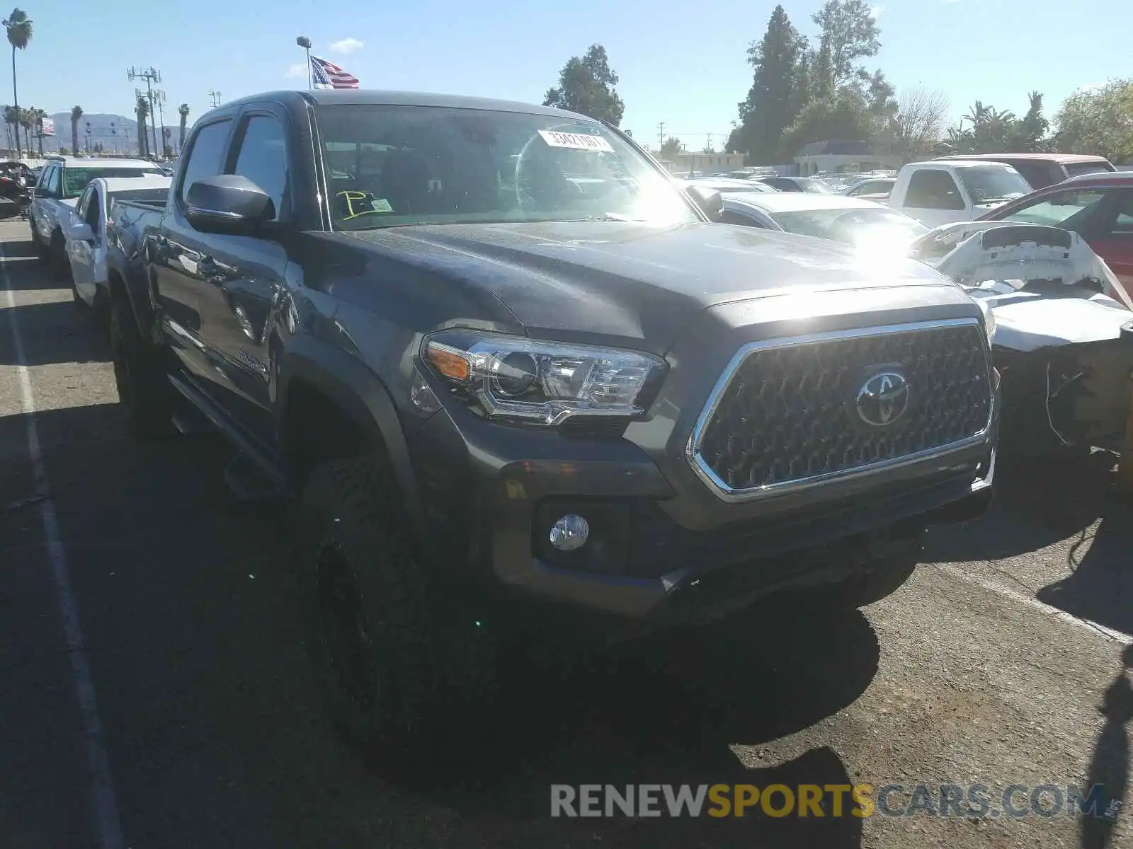 1 Photograph of a damaged car 3TMDZ5BN3KM058195 TOYOTA TACOMA 2019