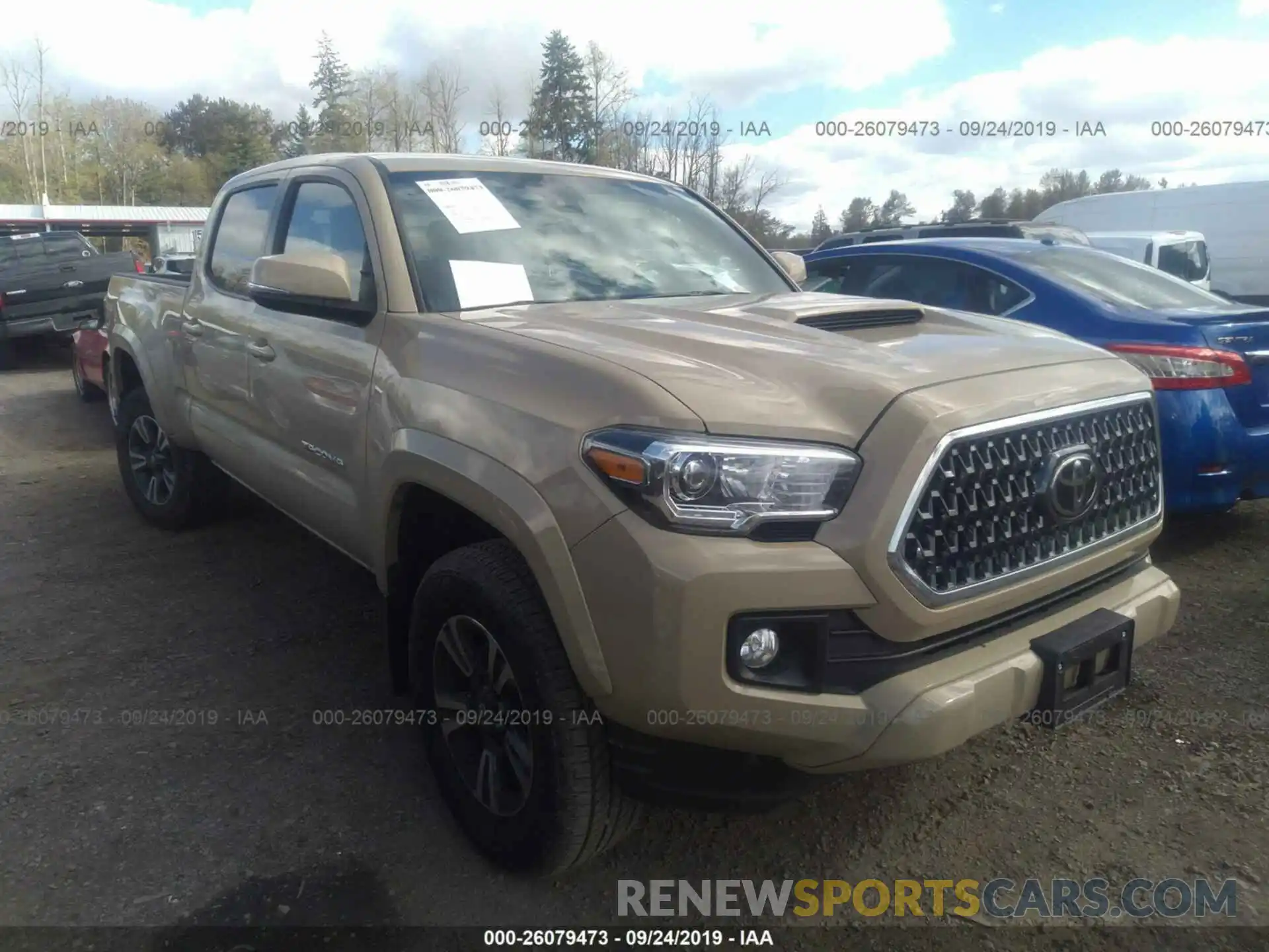 1 Photograph of a damaged car 3TMDZ5BN3KM058570 TOYOTA TACOMA 2019