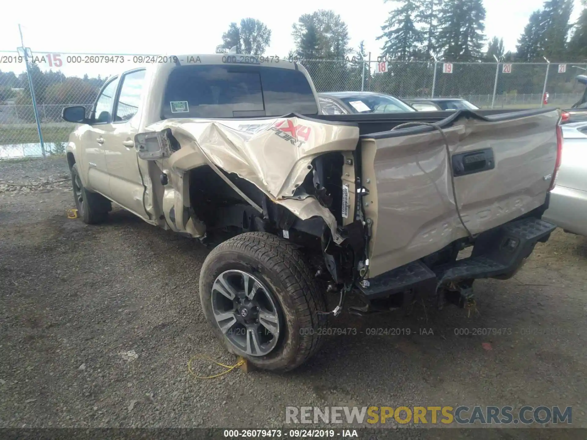 3 Photograph of a damaged car 3TMDZ5BN3KM058570 TOYOTA TACOMA 2019