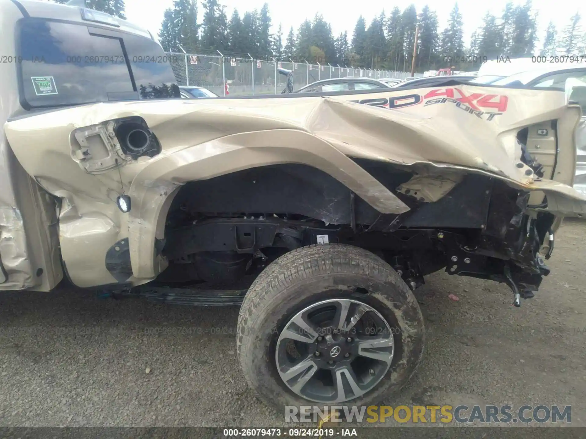 6 Photograph of a damaged car 3TMDZ5BN3KM058570 TOYOTA TACOMA 2019