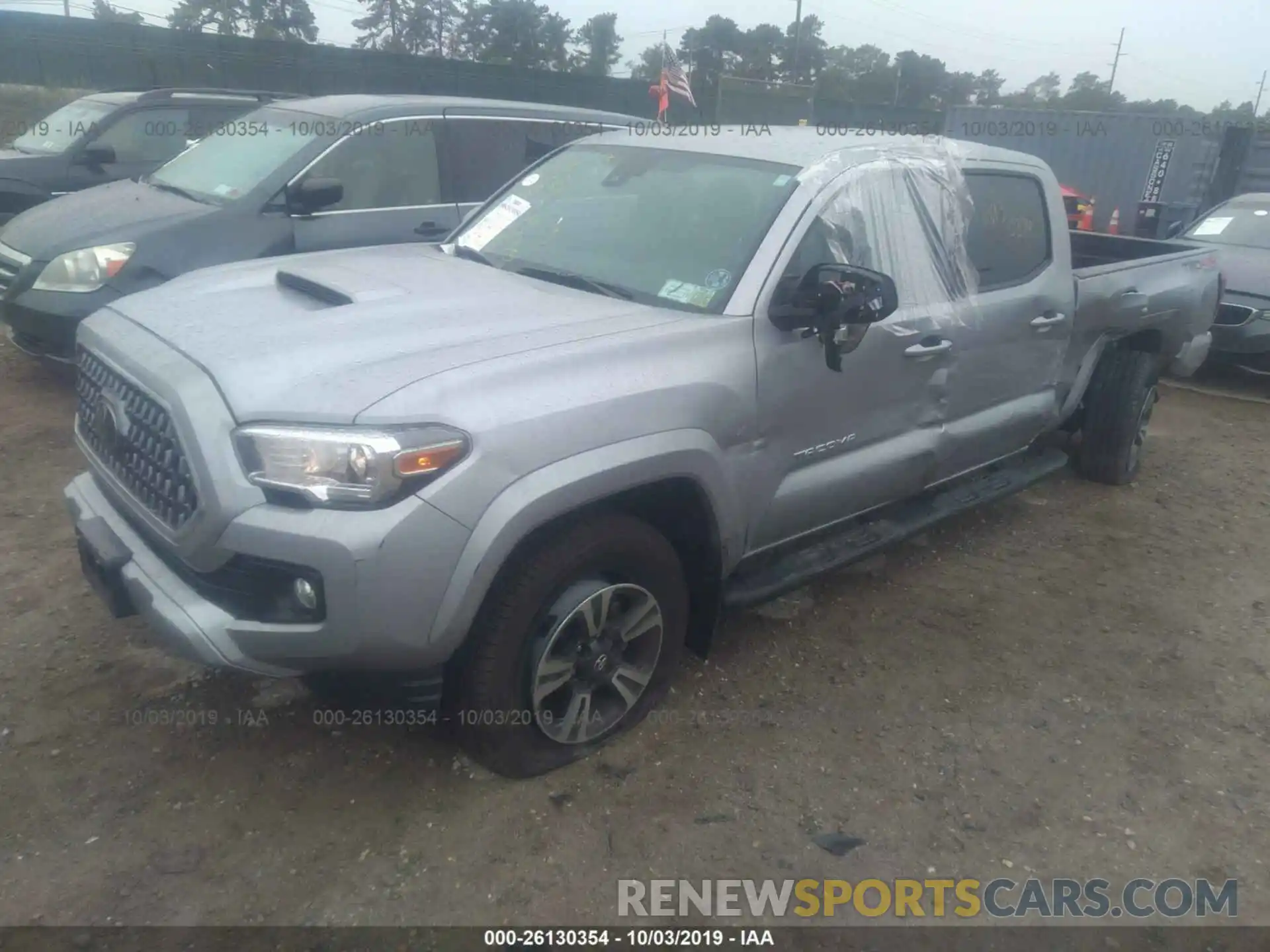 2 Photograph of a damaged car 3TMDZ5BN3KM058987 TOYOTA TACOMA 2019