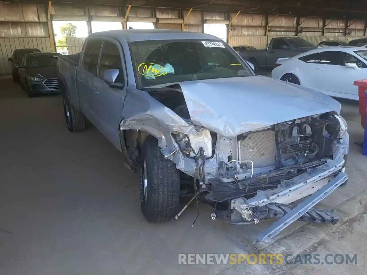 1 Photograph of a damaged car 3TMDZ5BN3KM067575 TOYOTA TACOMA 2019