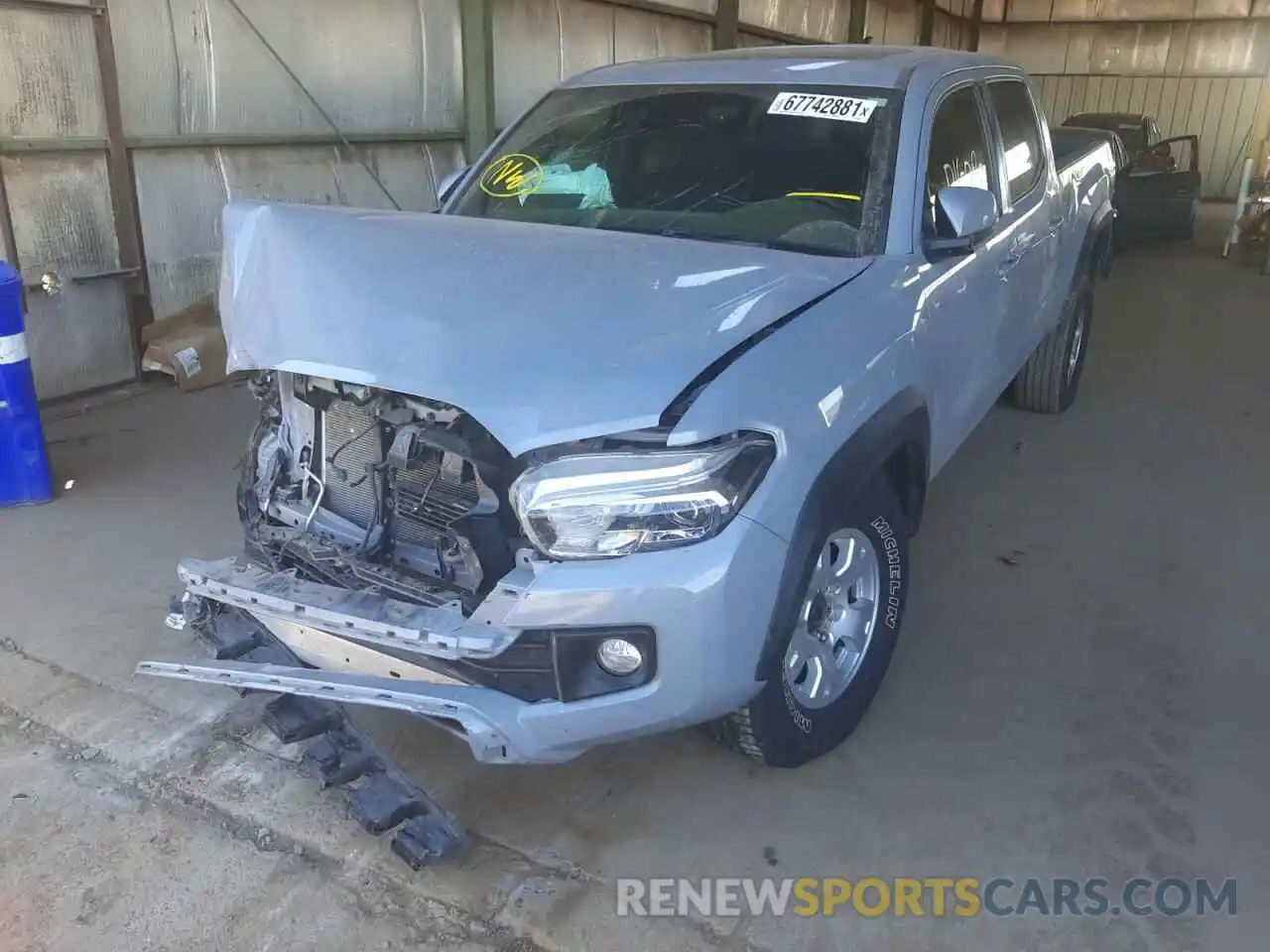 2 Photograph of a damaged car 3TMDZ5BN3KM067575 TOYOTA TACOMA 2019