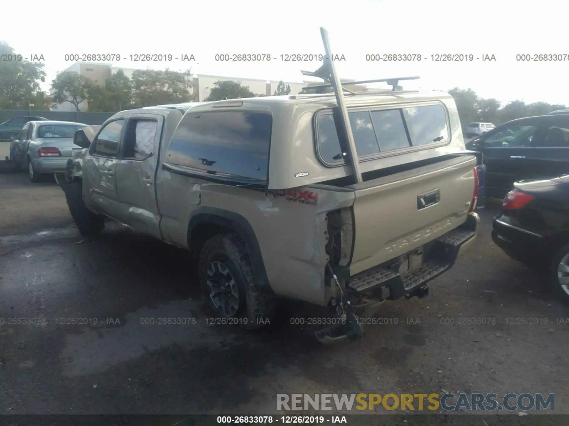 3 Photograph of a damaged car 3TMDZ5BN3KM068225 TOYOTA TACOMA 2019