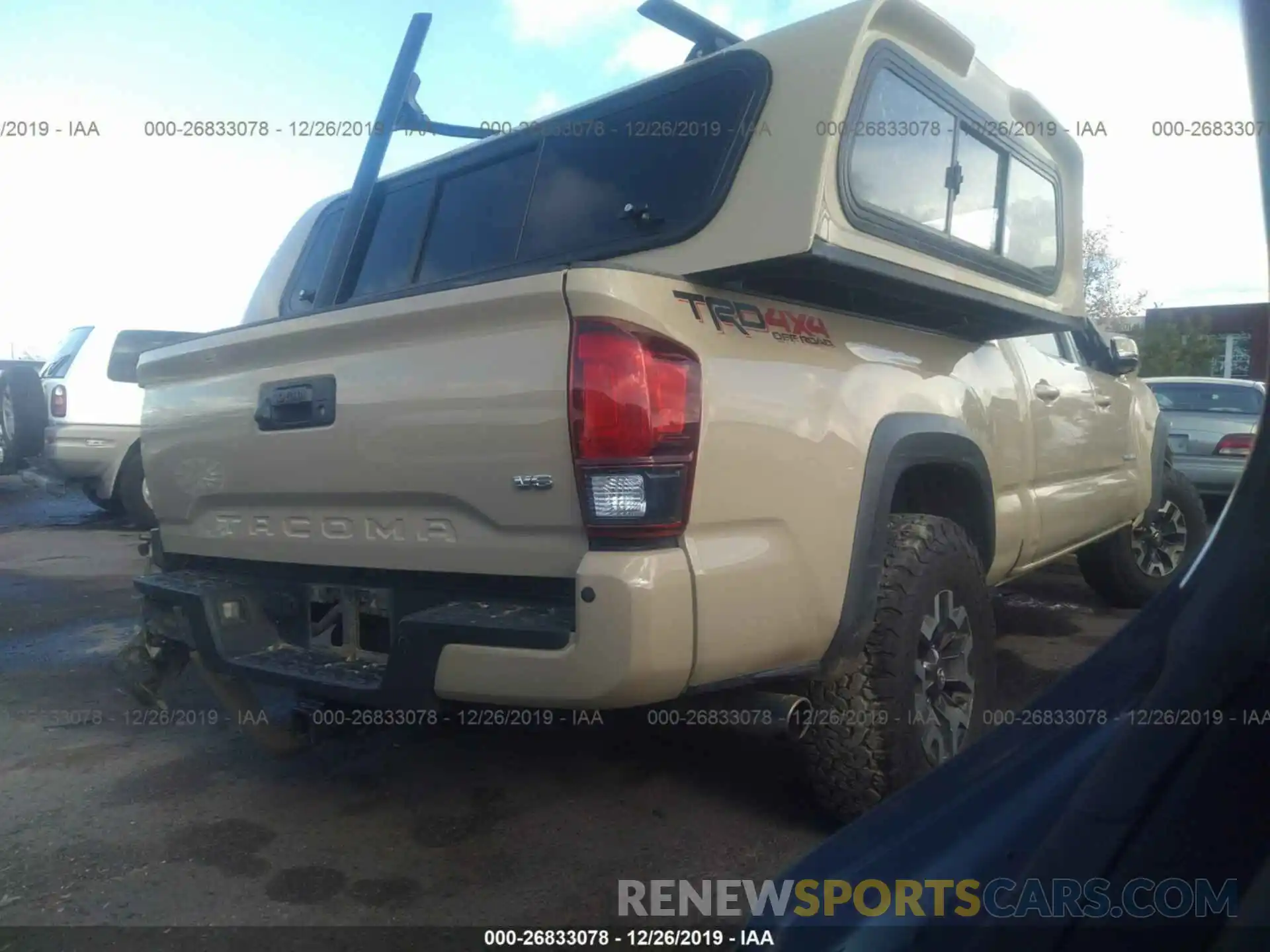 4 Photograph of a damaged car 3TMDZ5BN3KM068225 TOYOTA TACOMA 2019