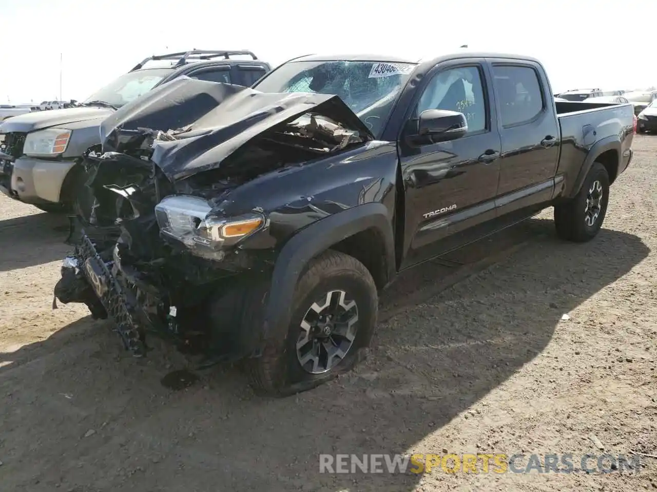 2 Photograph of a damaged car 3TMDZ5BN3KM068595 TOYOTA TACOMA 2019