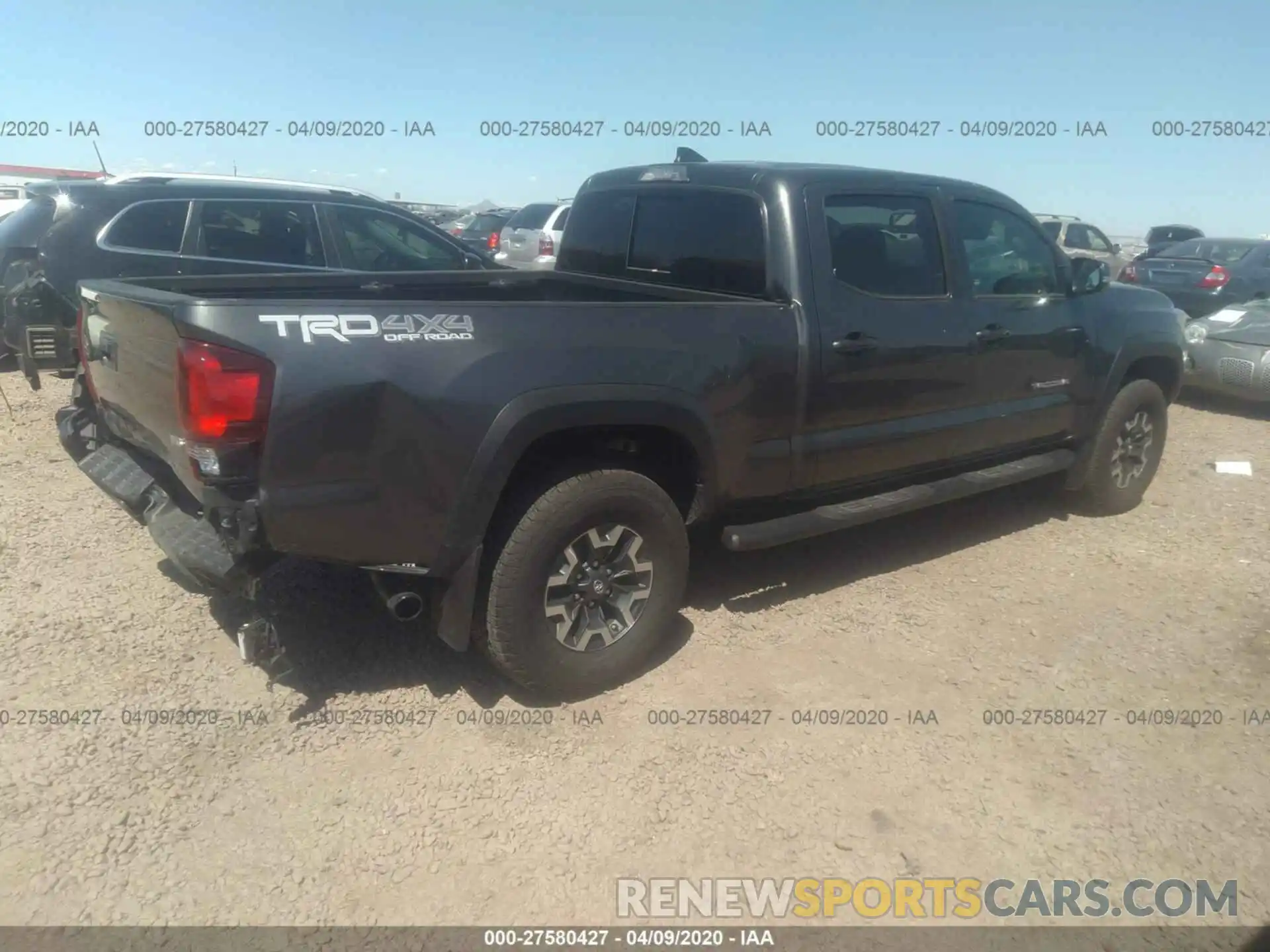 4 Photograph of a damaged car 3TMDZ5BN3KM069309 TOYOTA TACOMA 2019