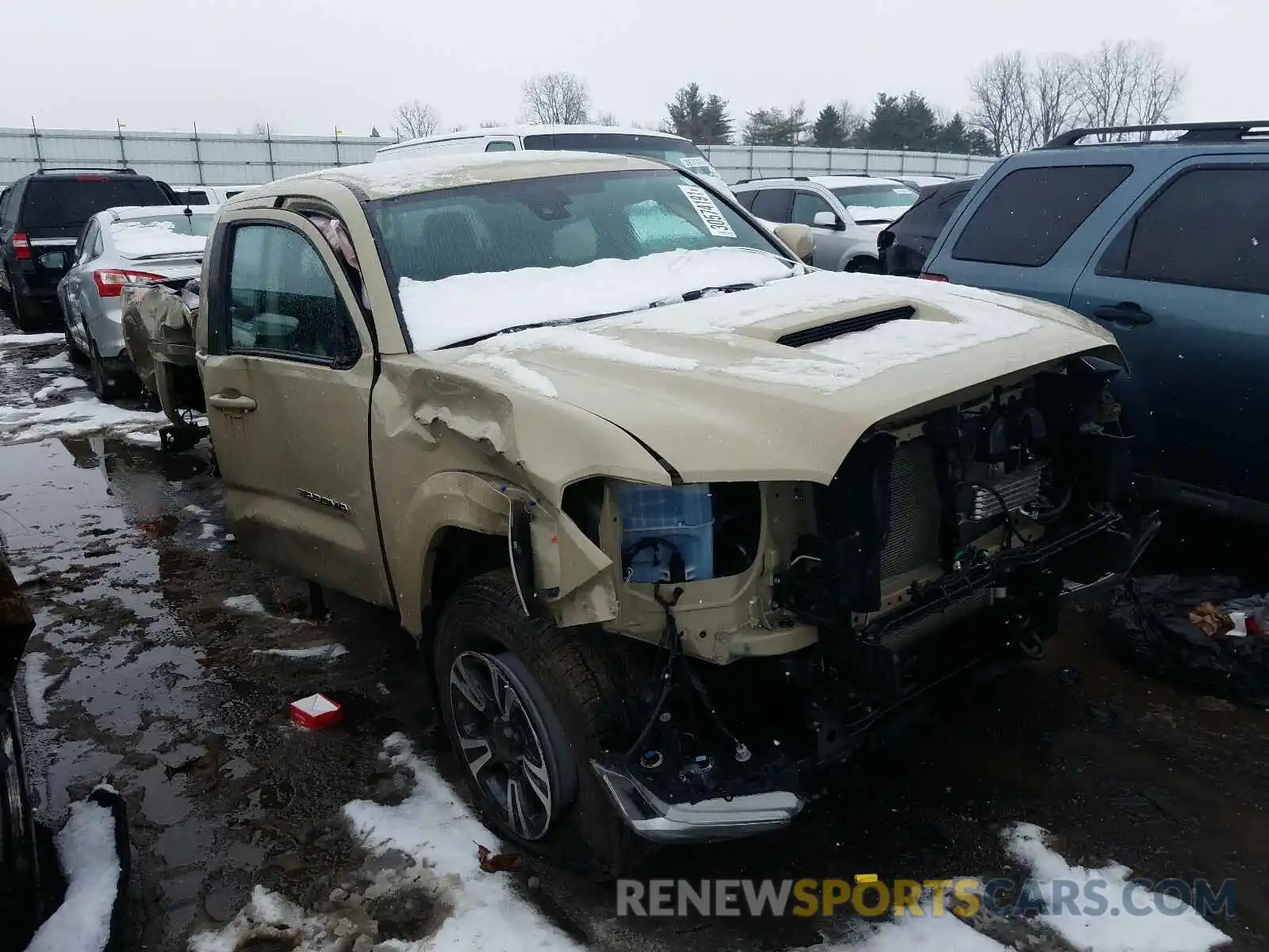 1 Photograph of a damaged car 3TMDZ5BN3KM074851 TOYOTA TACOMA 2019