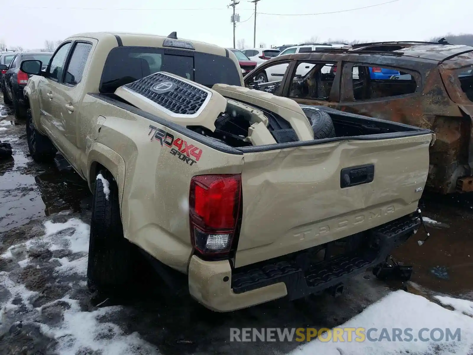 3 Photograph of a damaged car 3TMDZ5BN3KM074851 TOYOTA TACOMA 2019