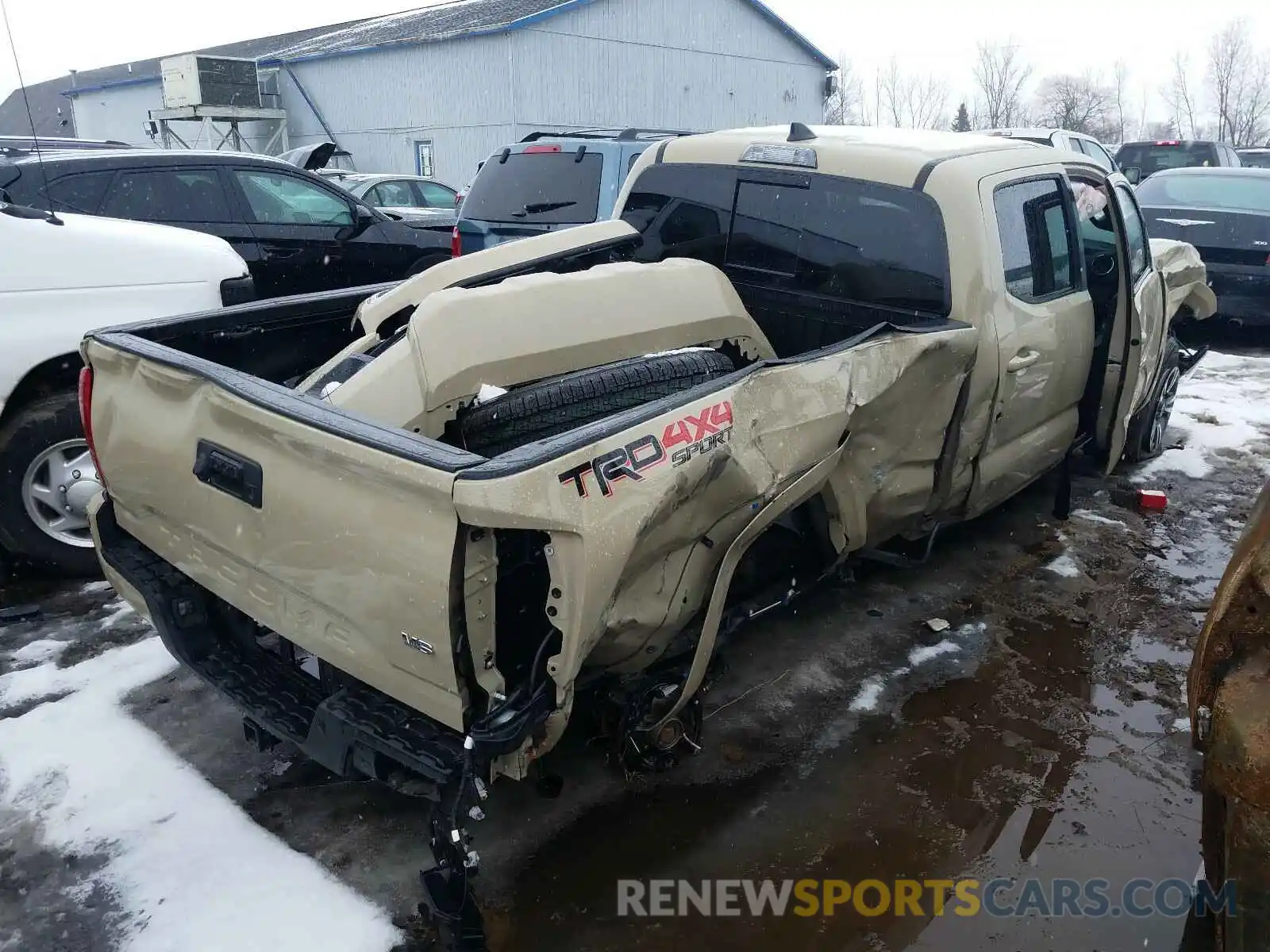 4 Photograph of a damaged car 3TMDZ5BN3KM074851 TOYOTA TACOMA 2019