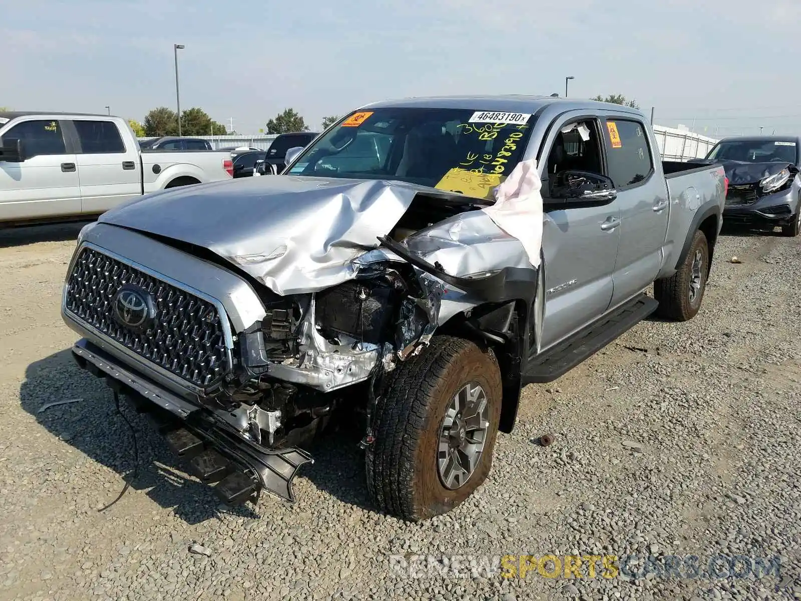 2 Photograph of a damaged car 3TMDZ5BN3KM074879 TOYOTA TACOMA 2019