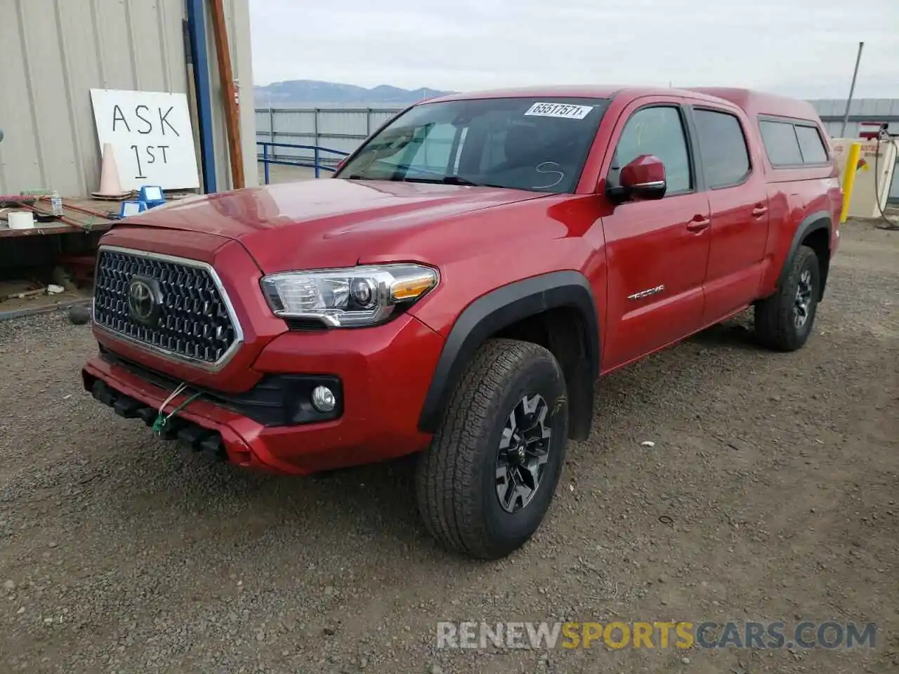 2 Photograph of a damaged car 3TMDZ5BN4KM055919 TOYOTA TACOMA 2019