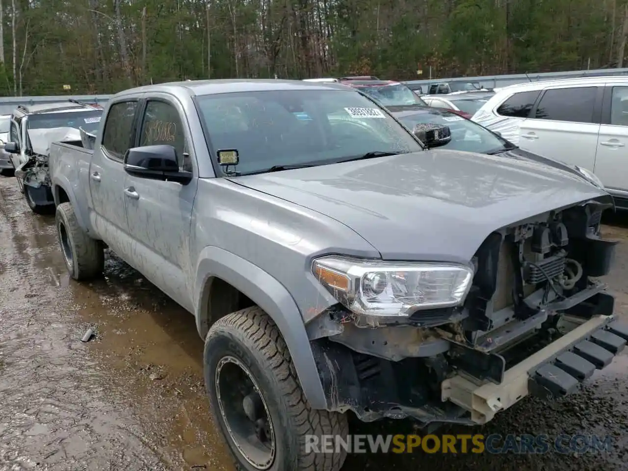 1 Photograph of a damaged car 3TMDZ5BN4KM057931 TOYOTA TACOMA 2019