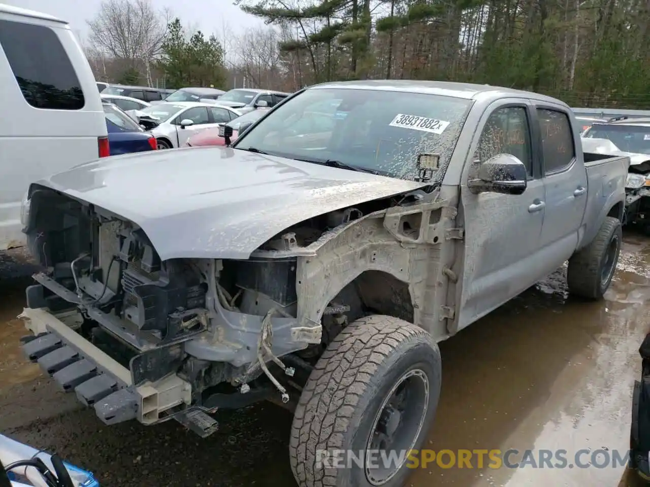 2 Photograph of a damaged car 3TMDZ5BN4KM057931 TOYOTA TACOMA 2019